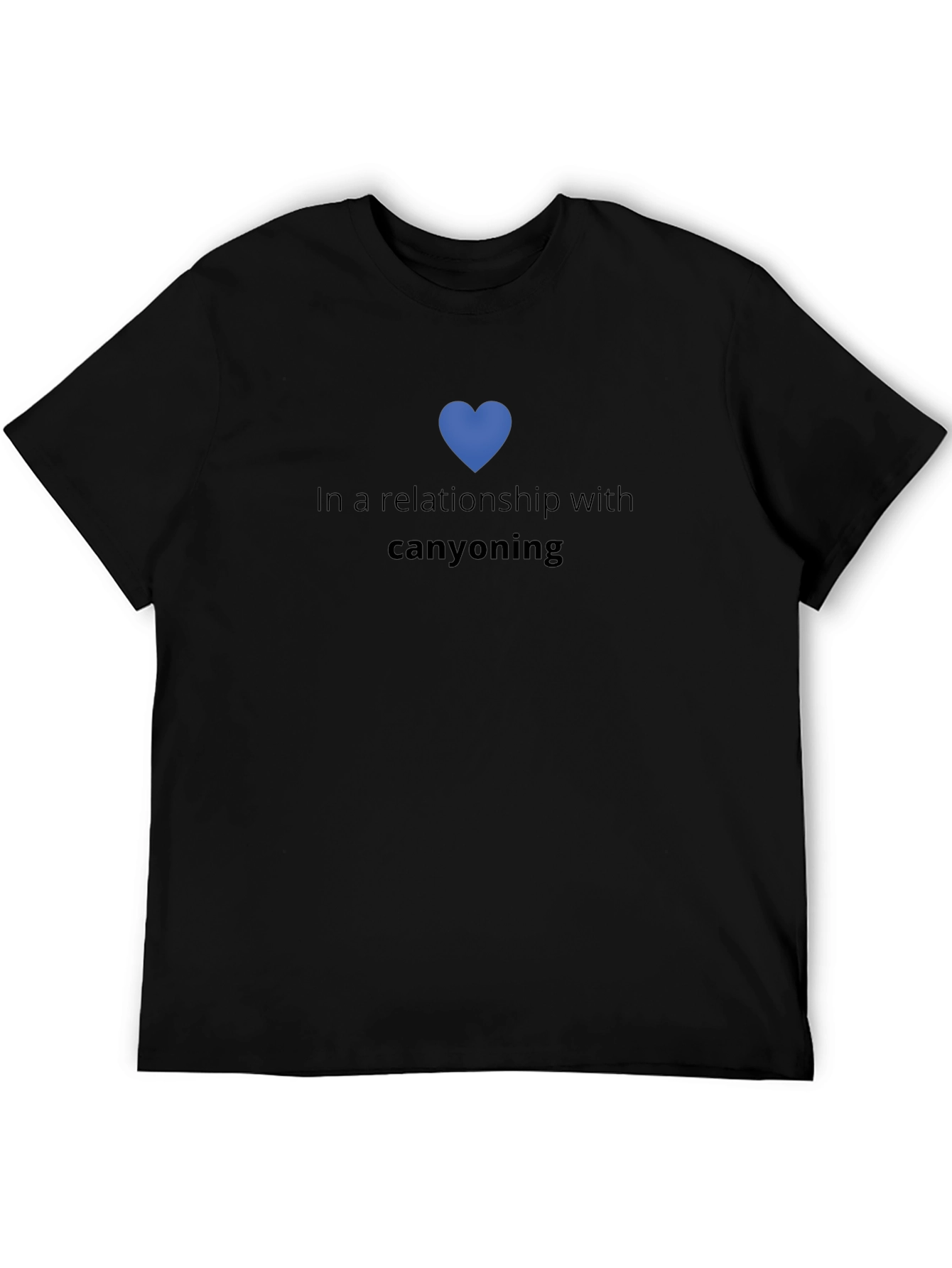 Canyoning Lover Black T-Shirt