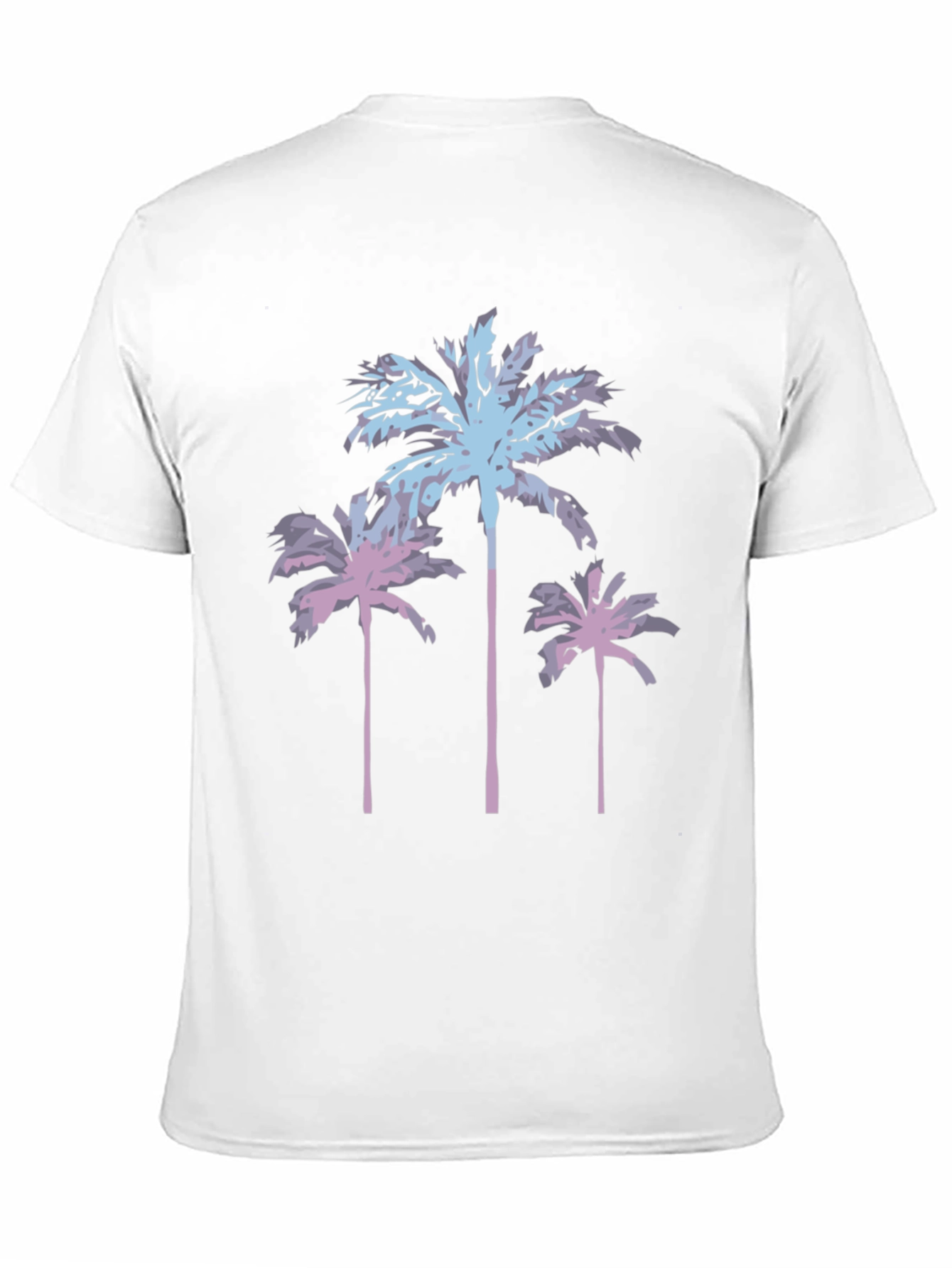 Palm Tree Graphic Tee - Black Casual Shirt