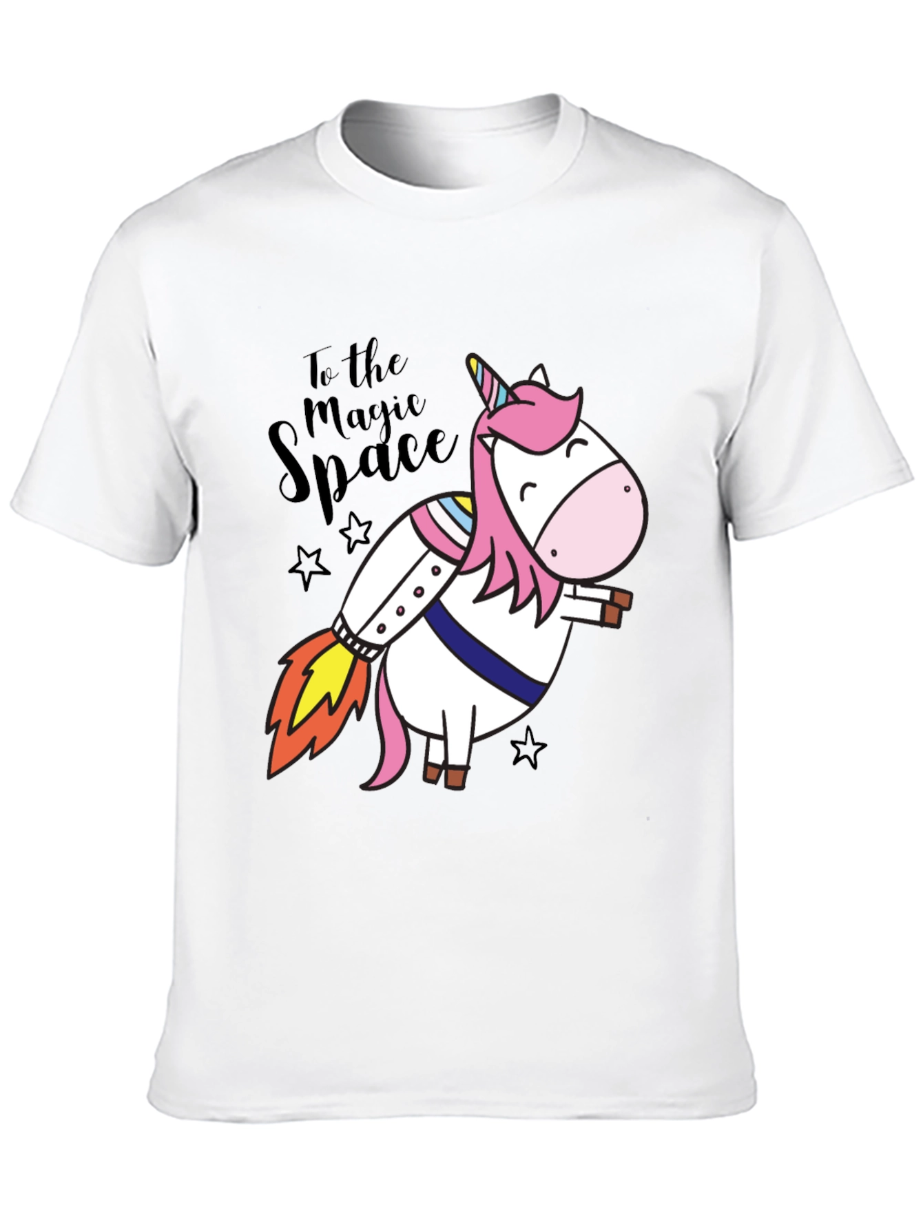 Magic Space Unicorn Rocket T-Shirt