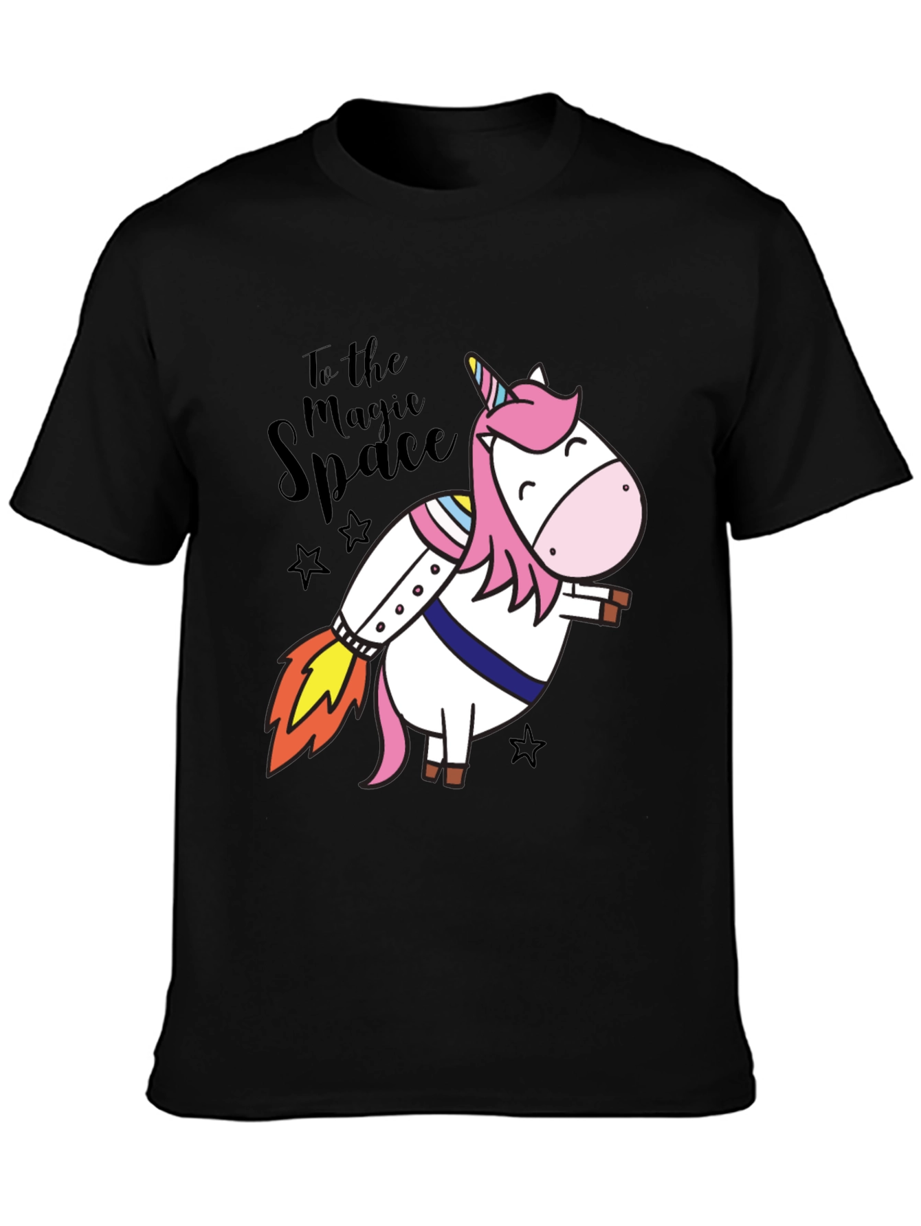 Magic Space Unicorn Rocket T-Shirt