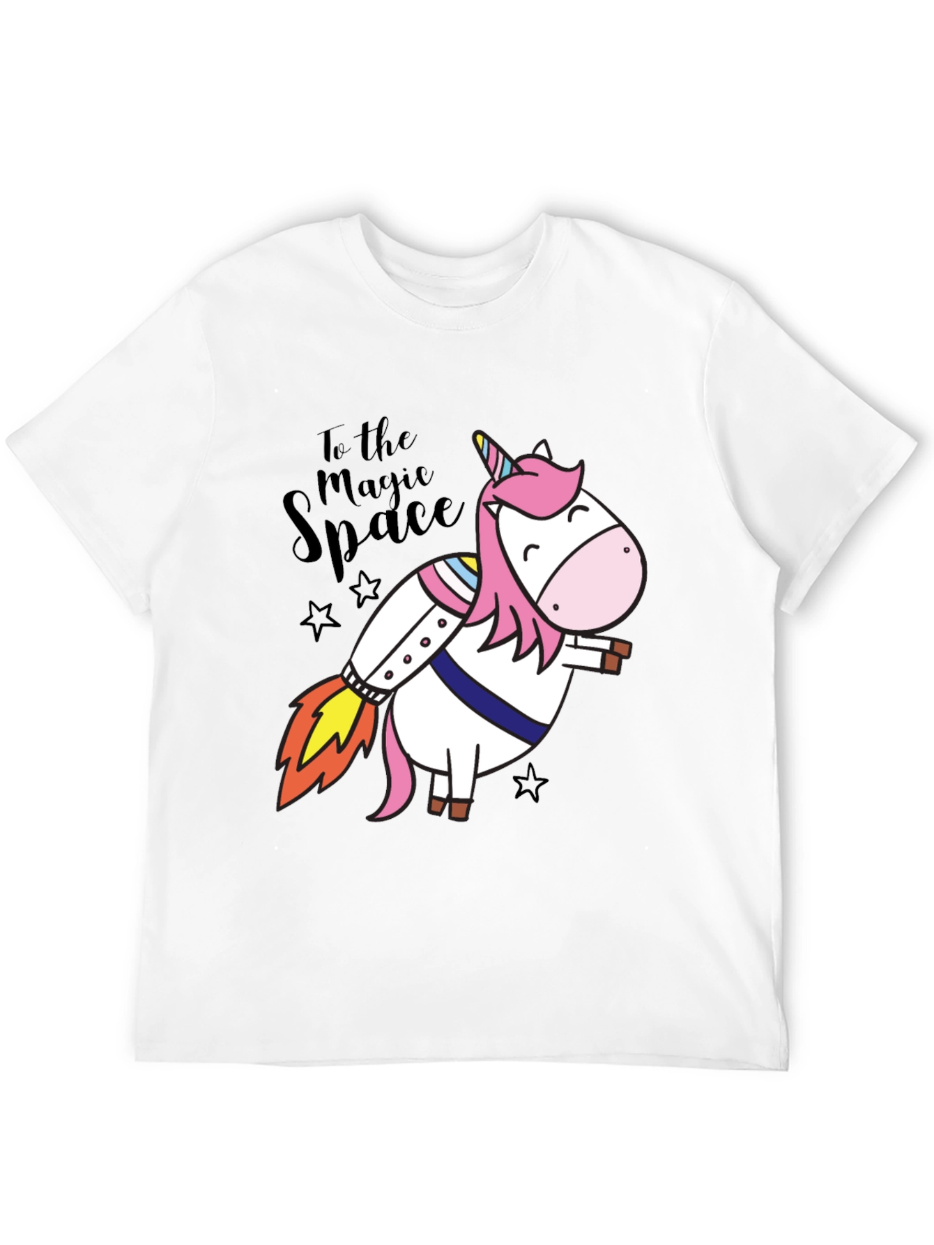 Magic Space Unicorn Rocket T-Shirt