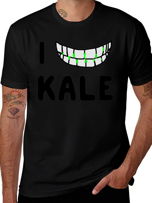 I Love Kale T-Shirt - Funny Vegan Graphic Tee