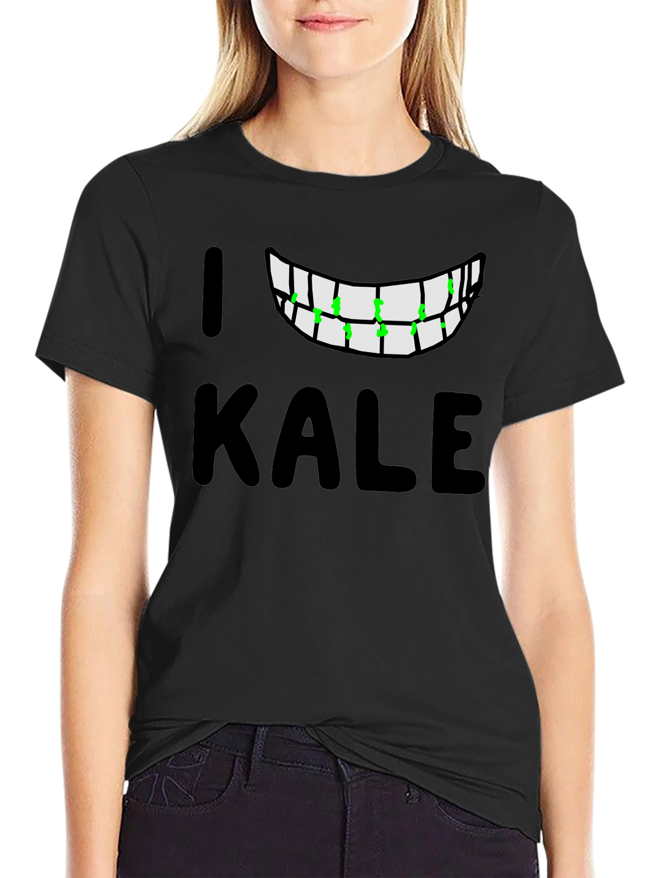 I Love Kale T-Shirt - Funny Vegan Graphic Tee
