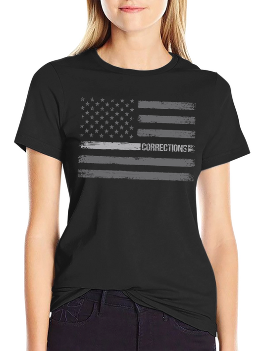 Corrections American Flag T-Shirt