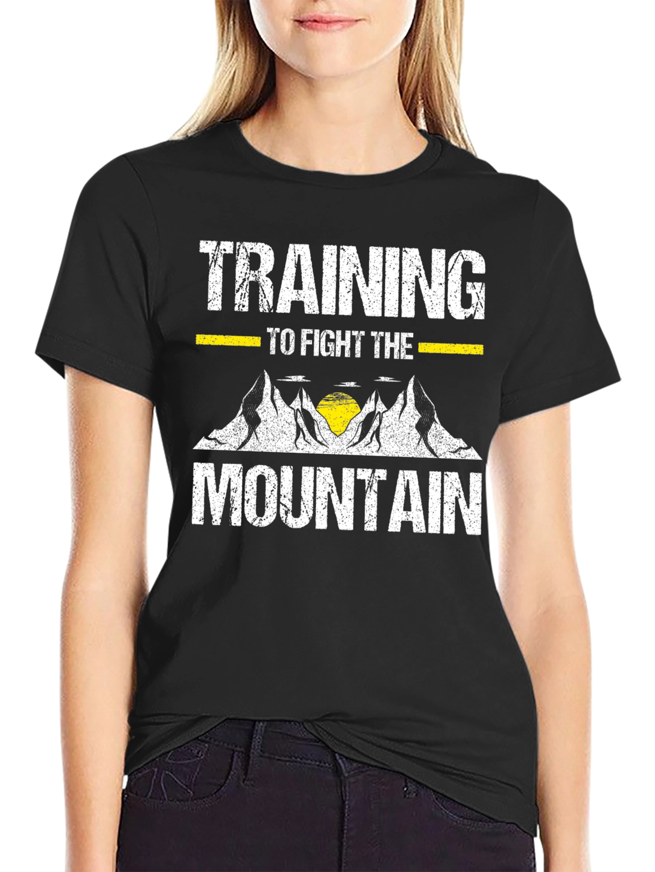 Training to Fight the Mountain Graphic Tee