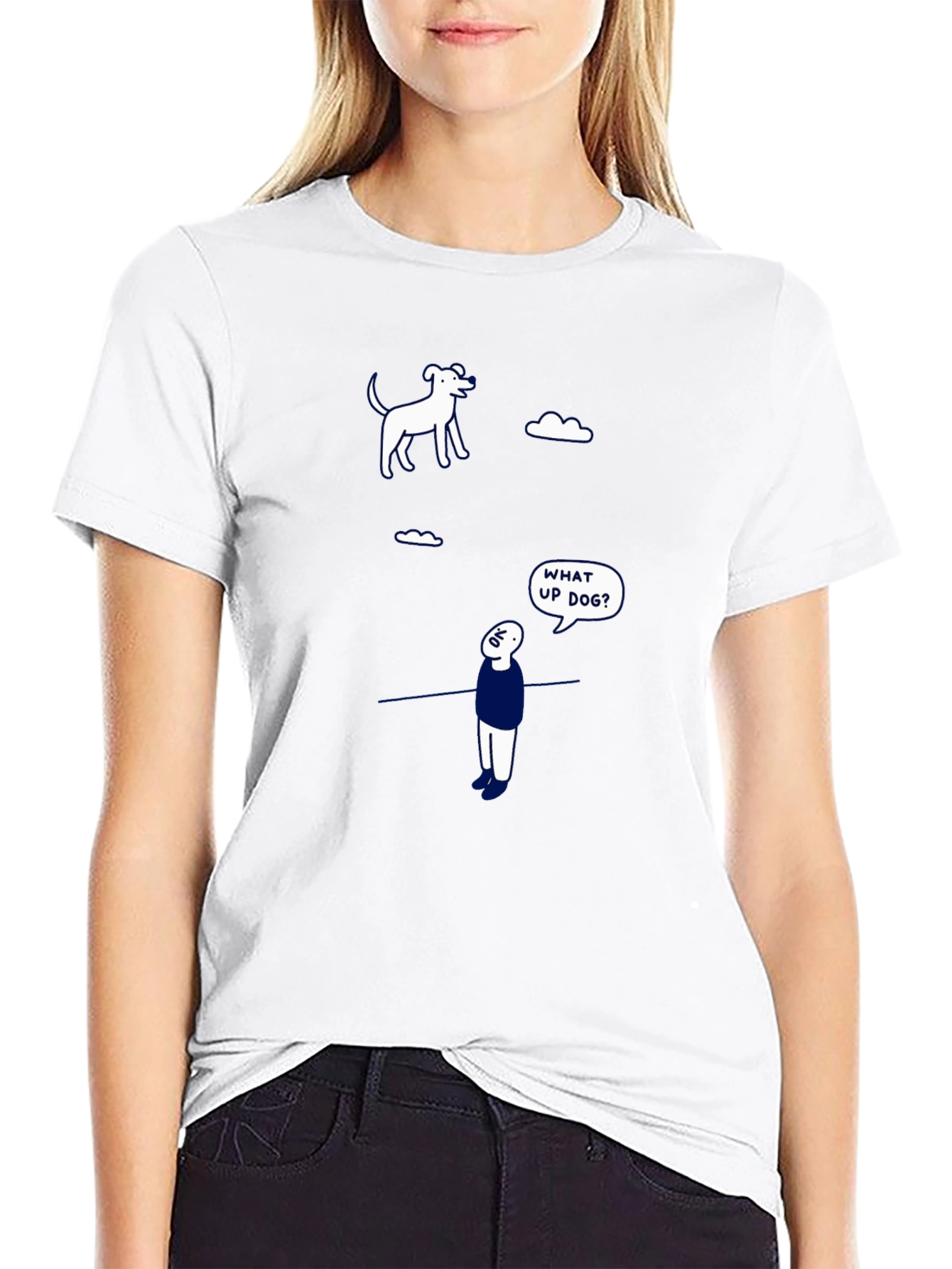Funny What Up Dog? Graphic Tee