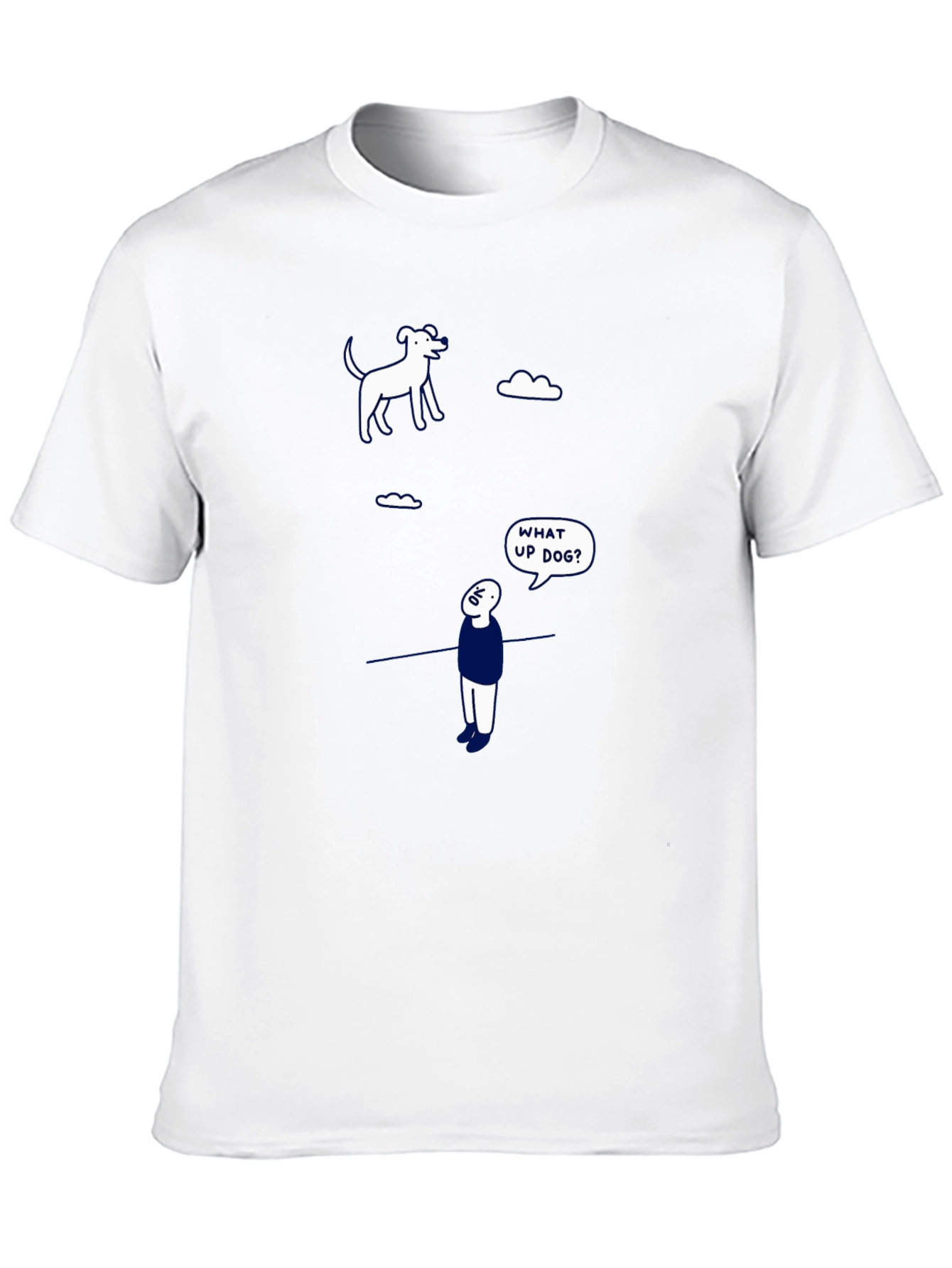 Funny What Up Dog? Graphic Tee