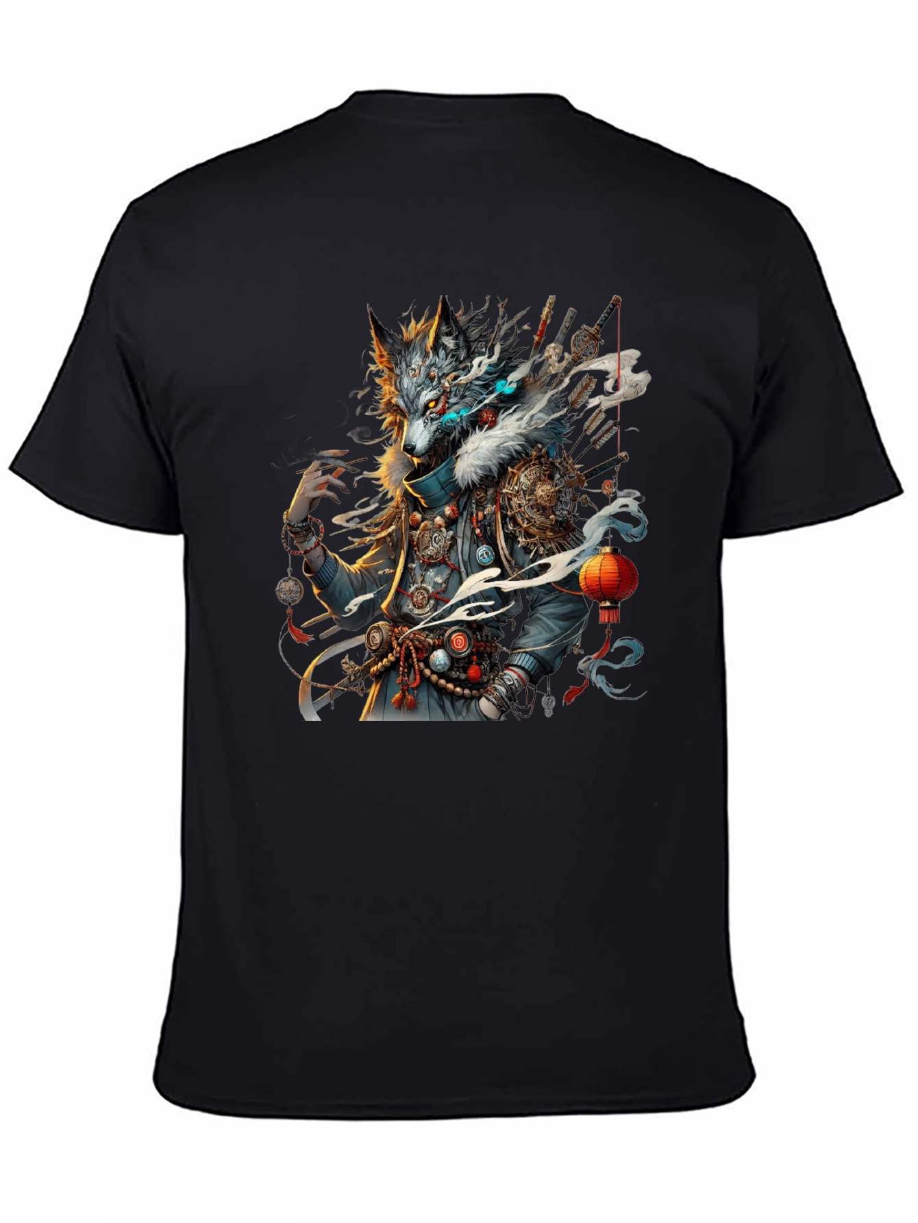 Wolf Spirit Graphic Tee - Unique Artistic Design