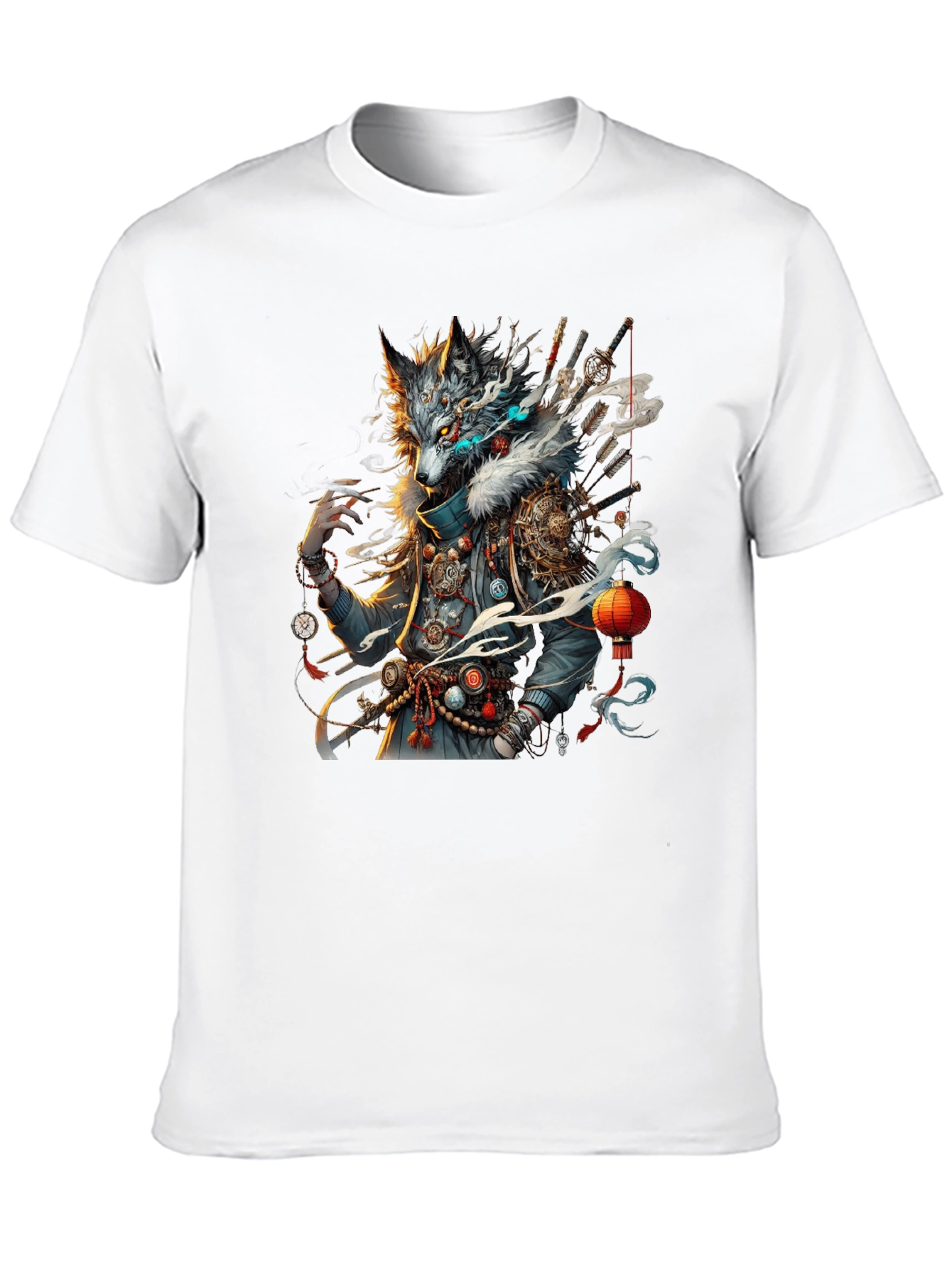Wolf Spirit Graphic Tee - Unique Artistic Design