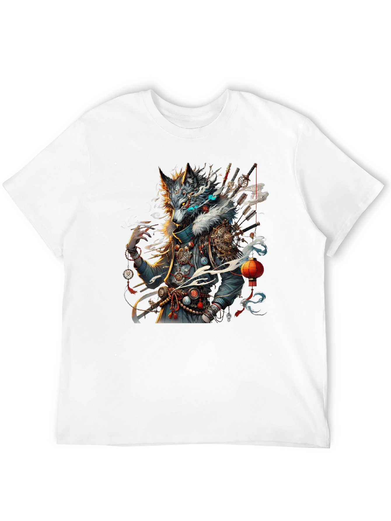 Wolf Spirit Graphic Tee - Unique Artistic Design