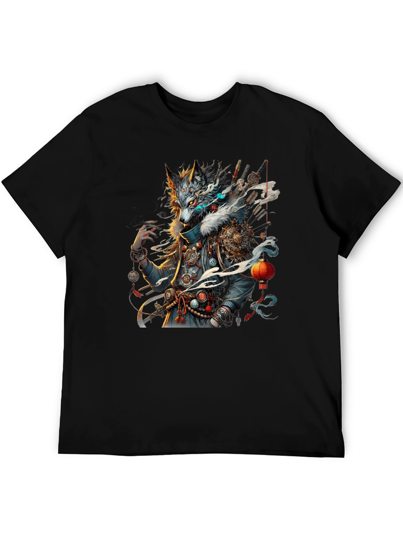 Wolf Spirit Graphic Tee - Unique Artistic Design