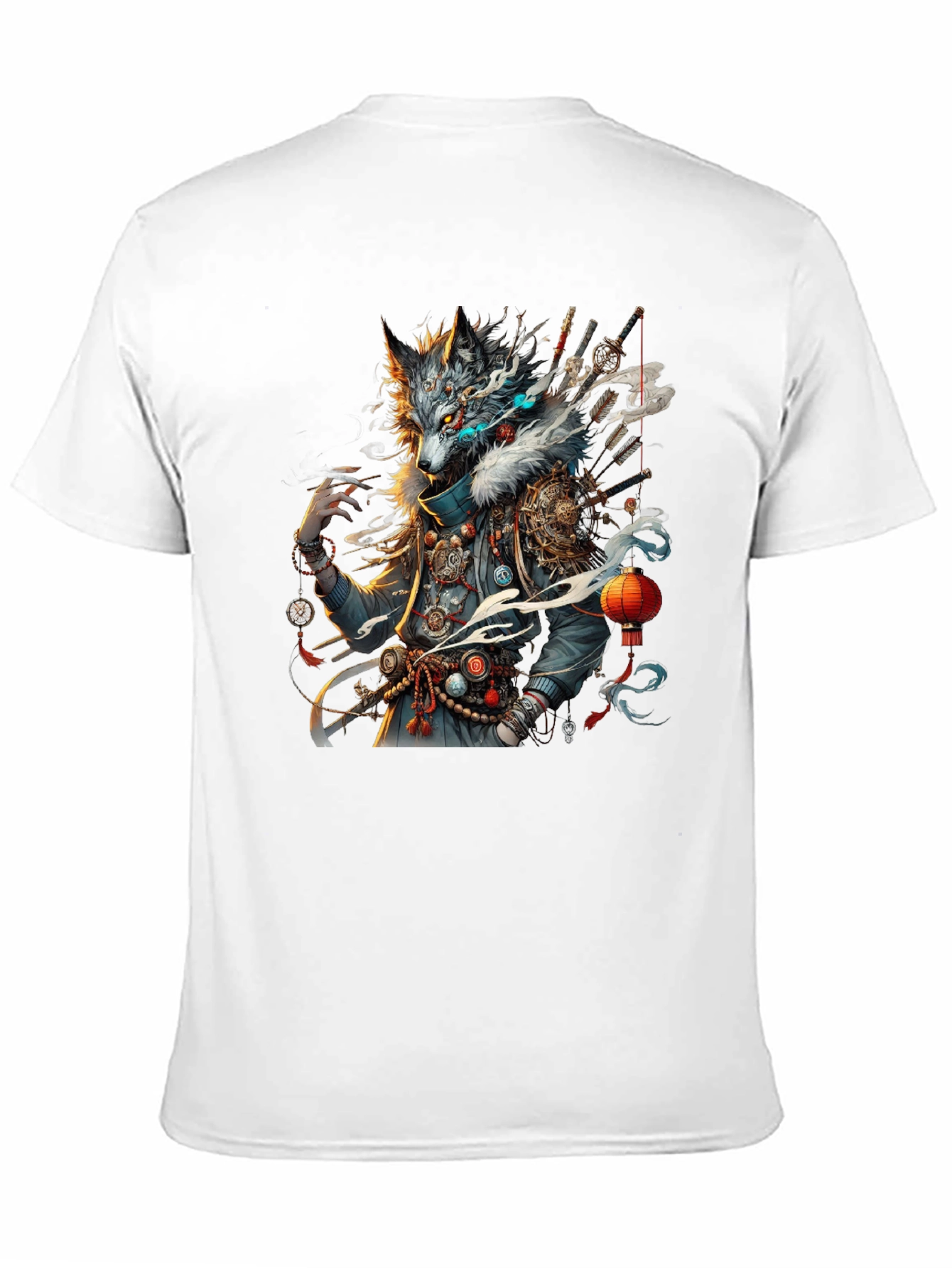 Wolf Spirit Graphic Tee - Unique Artistic Design