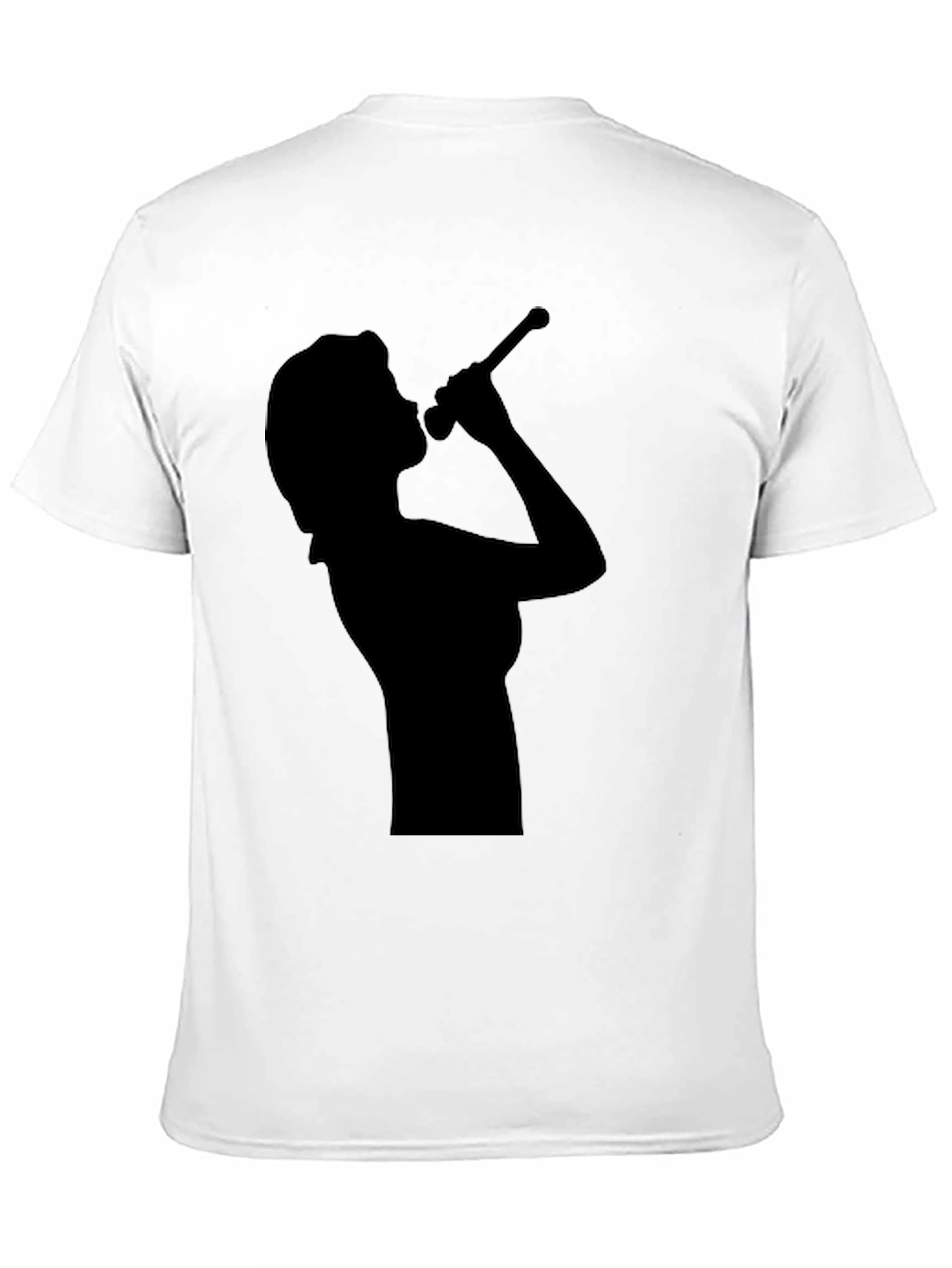 Silhouette Singer Black T-Shirt