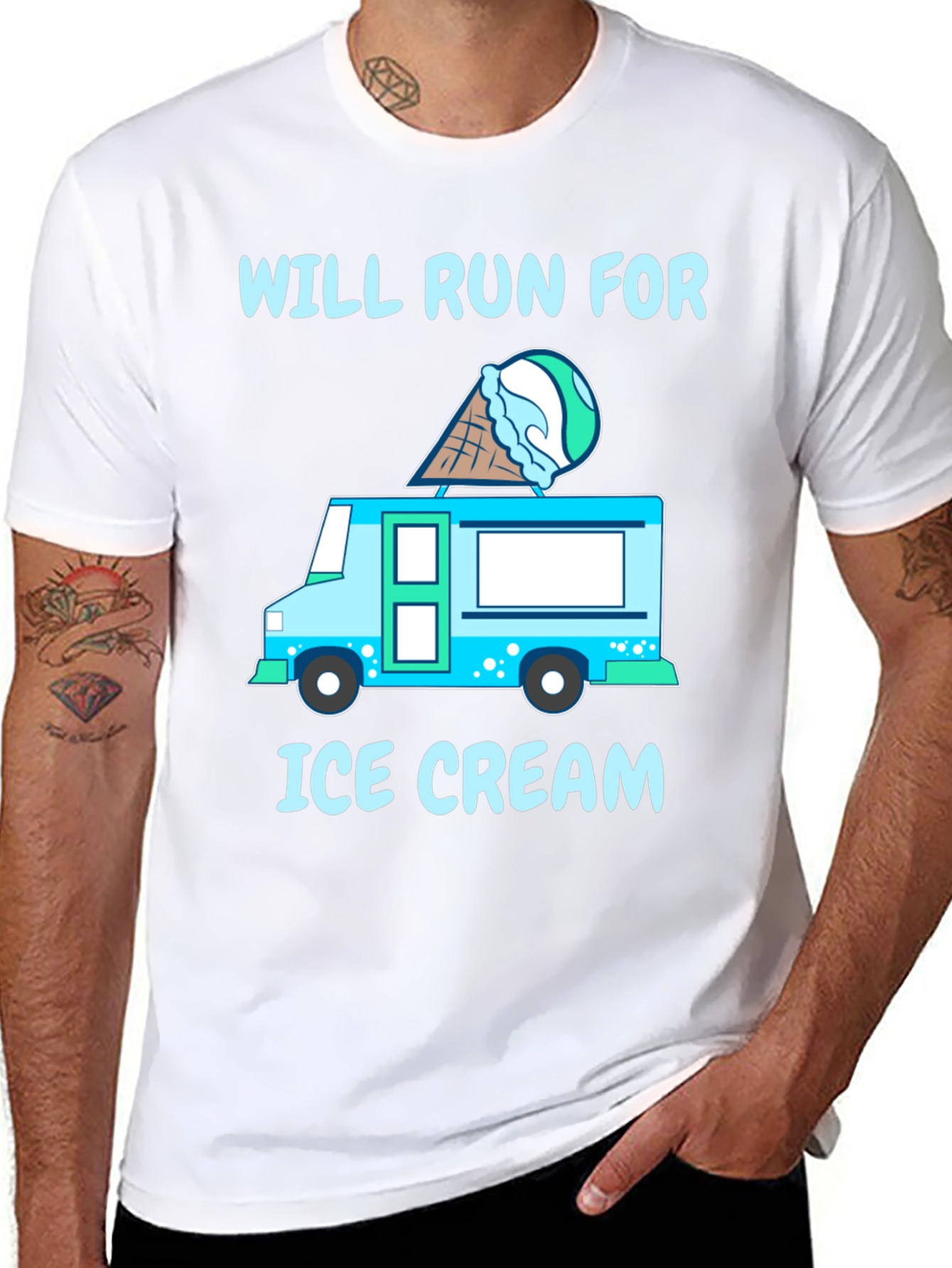 Will Run For Ice Cream T-Shirt