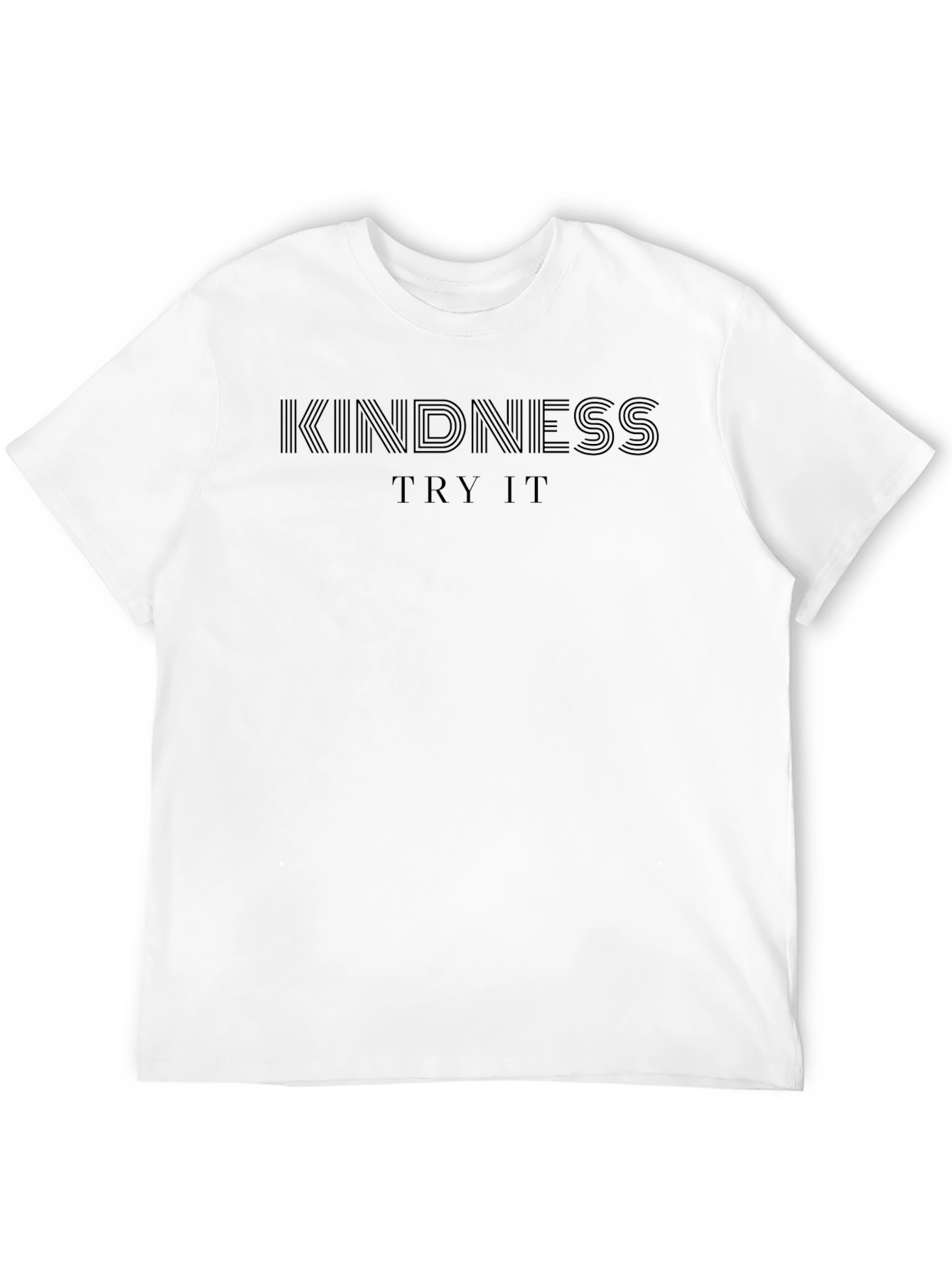Kindness Try It - Black Graphic Tee