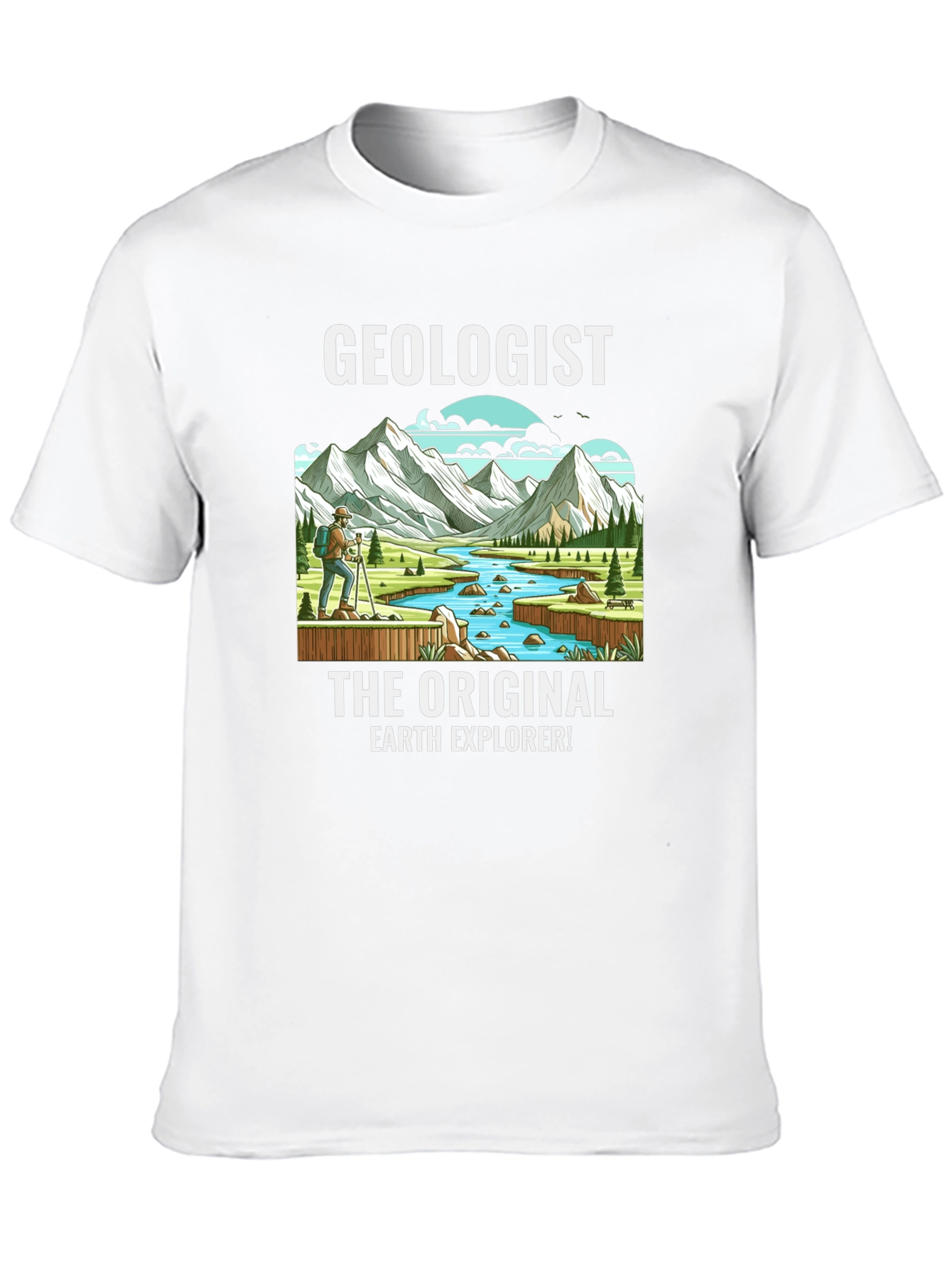 Geologist Earth Explorer Graphic T-Shirt
