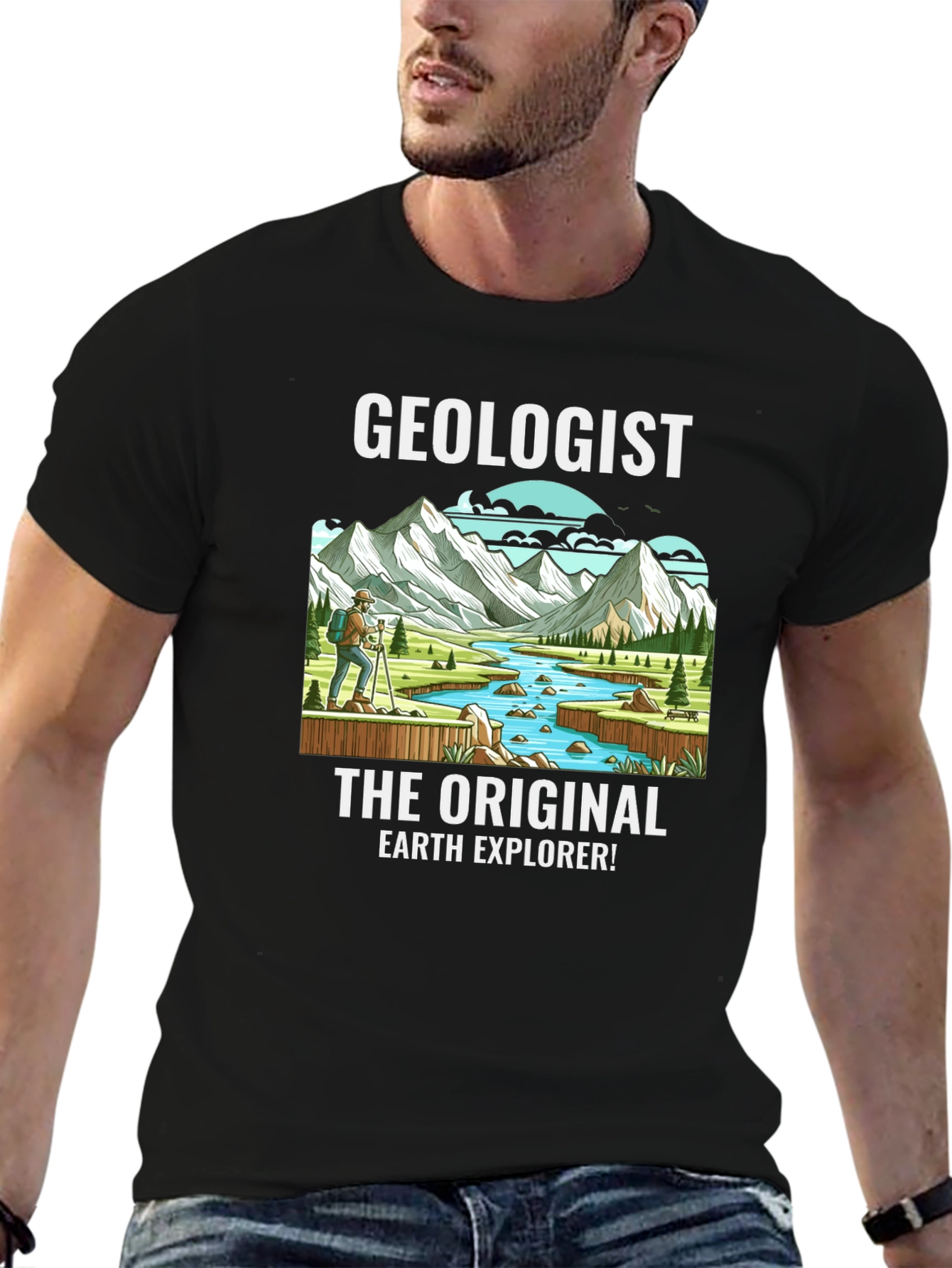 Geologist Earth Explorer Graphic T-Shirt