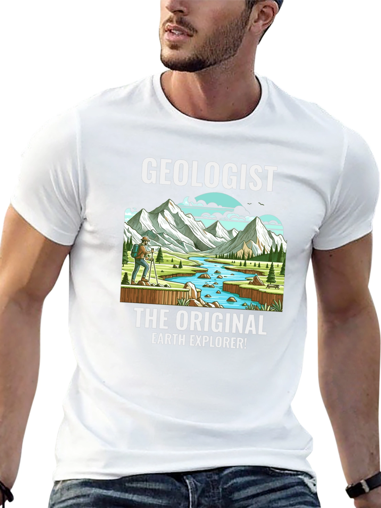 Geologist Earth Explorer Graphic T-Shirt