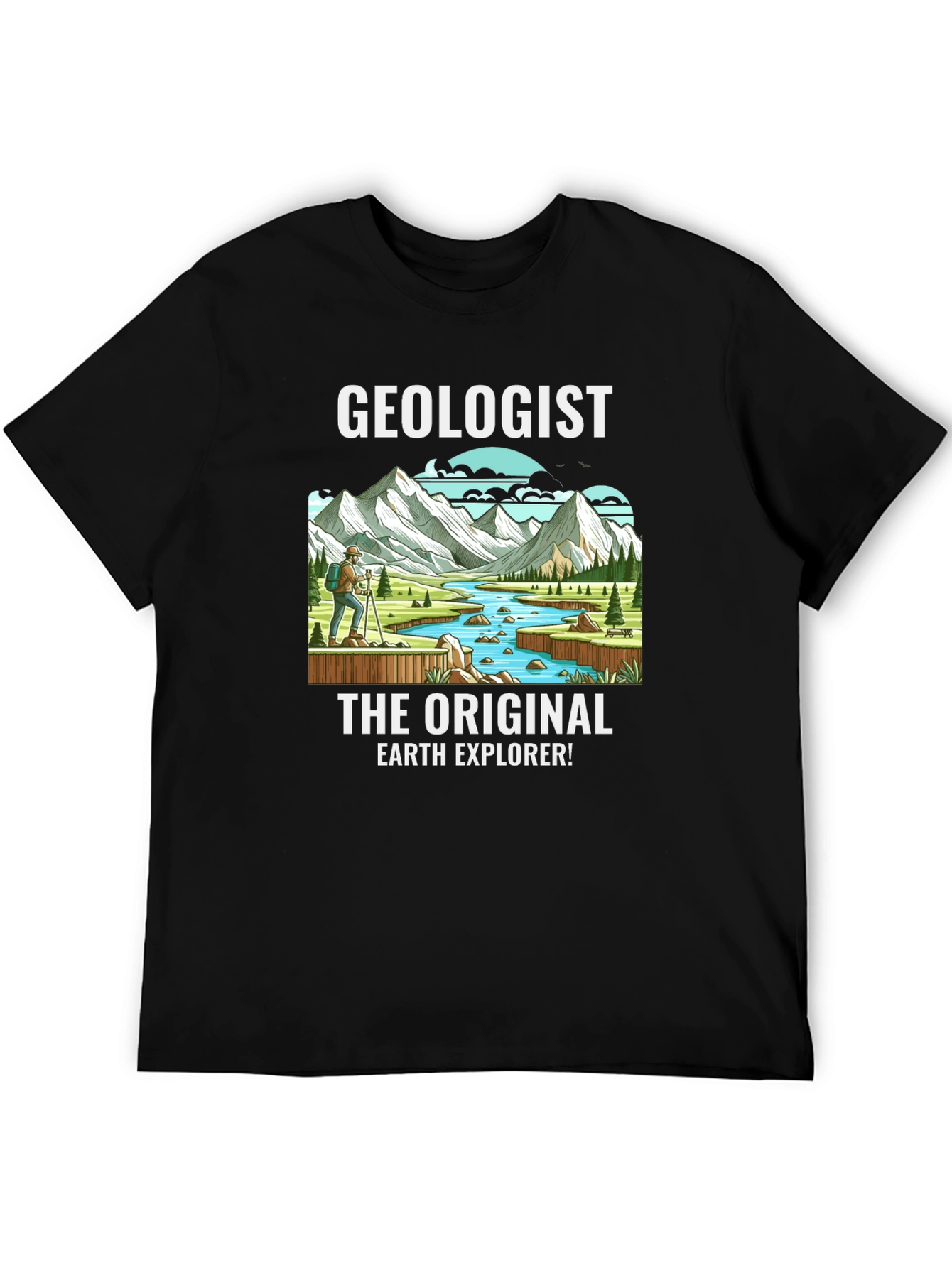 Geologist Earth Explorer Graphic T-Shirt