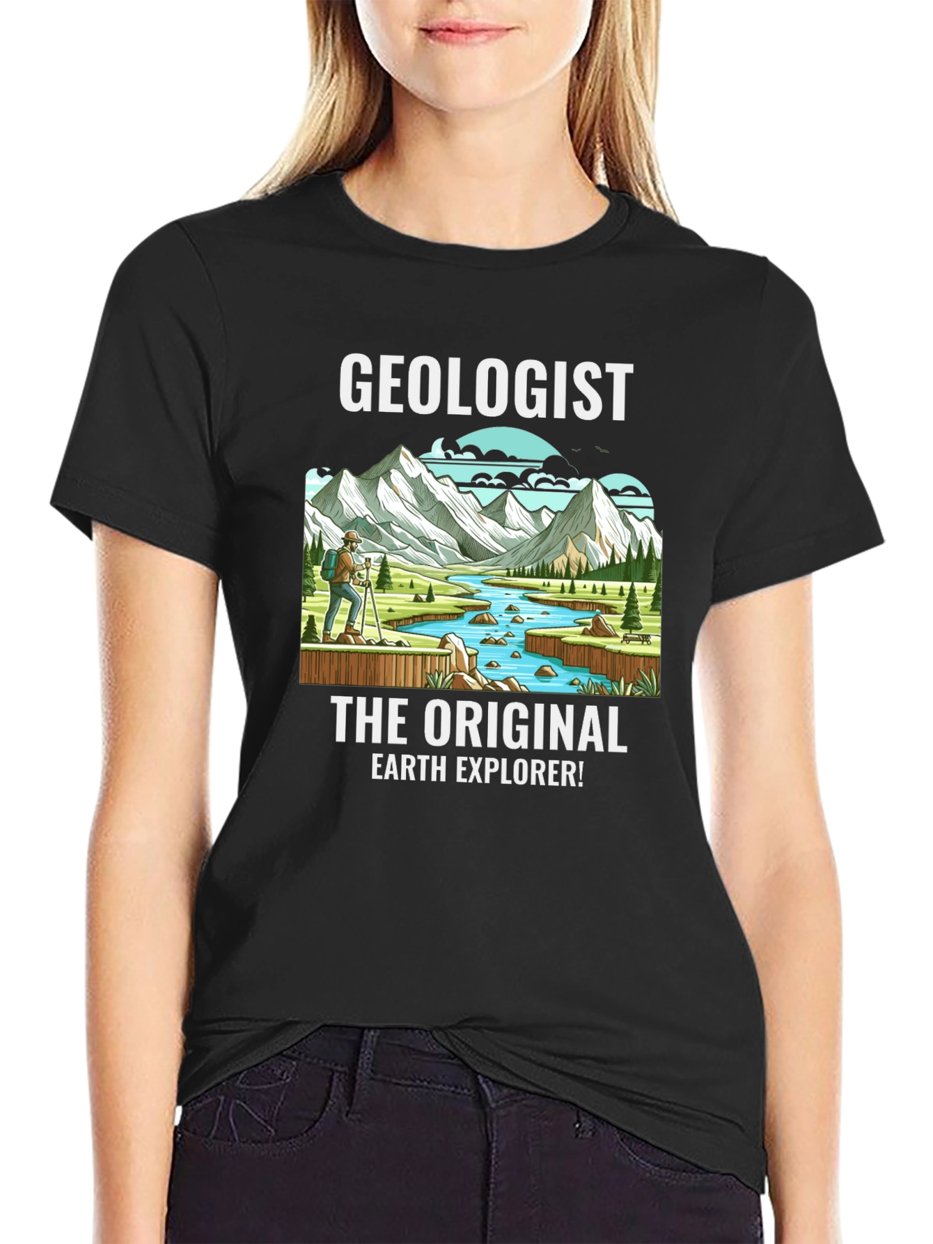 Geologist Earth Explorer Graphic T-Shirt