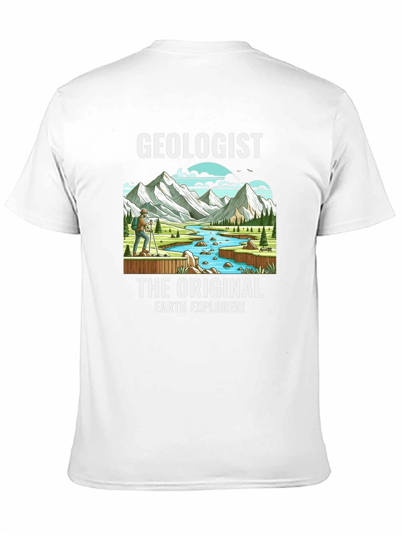 Geologist Earth Explorer Graphic T-Shirt
