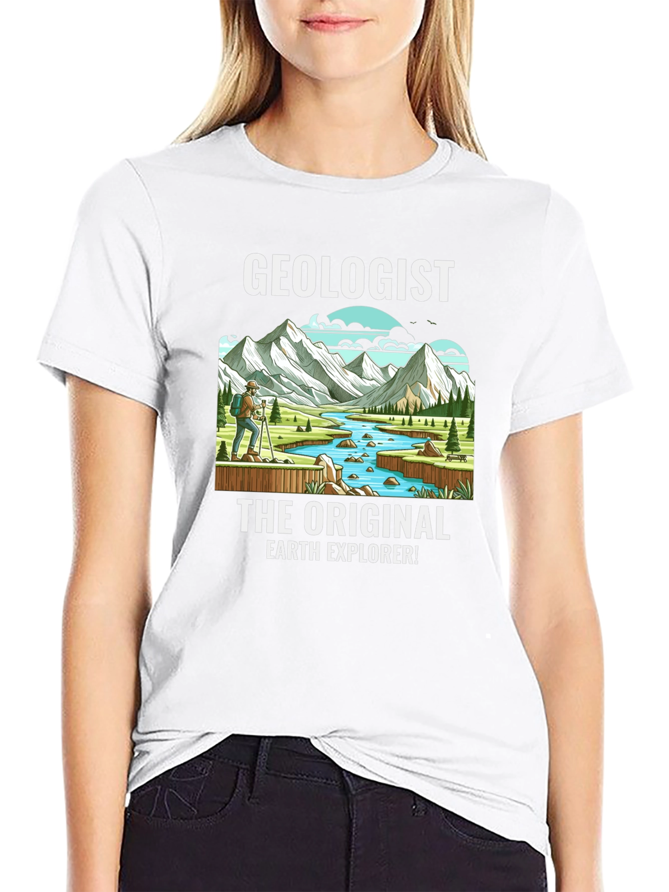 Geologist Earth Explorer Graphic T-Shirt