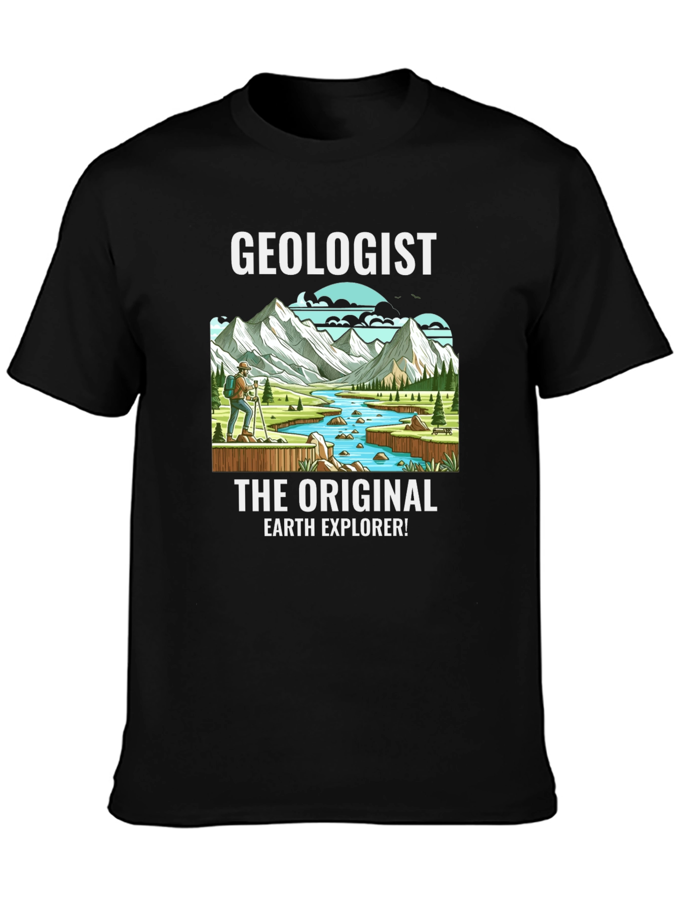 Geologist Earth Explorer Graphic T-Shirt