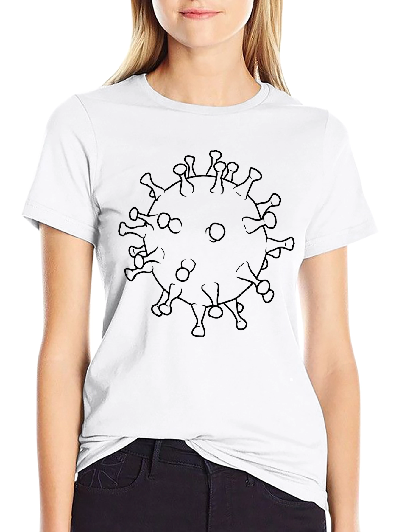 Coronavirus Graphic Black Tee
