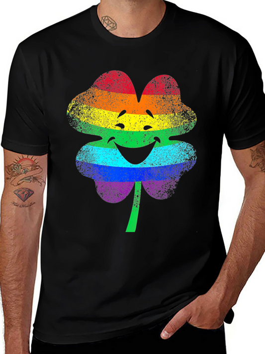 Rainbow Shamrock T-Shirt - Pride St. Patricks Day