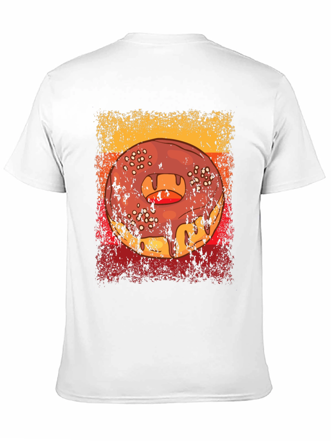 Retro Donut Graphic T-Shirt - Tasty Style