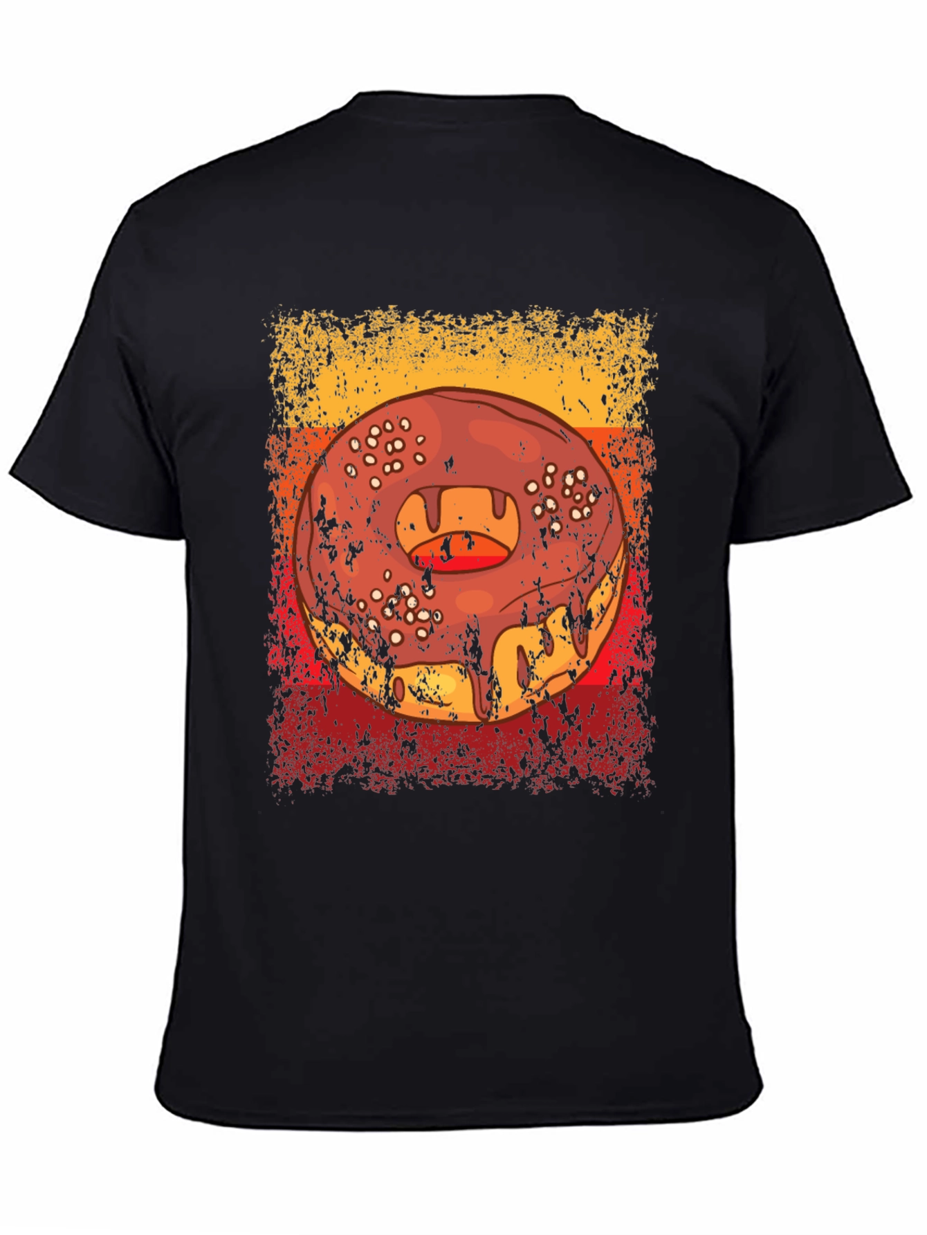 Retro Donut Graphic T-Shirt - Tasty Style