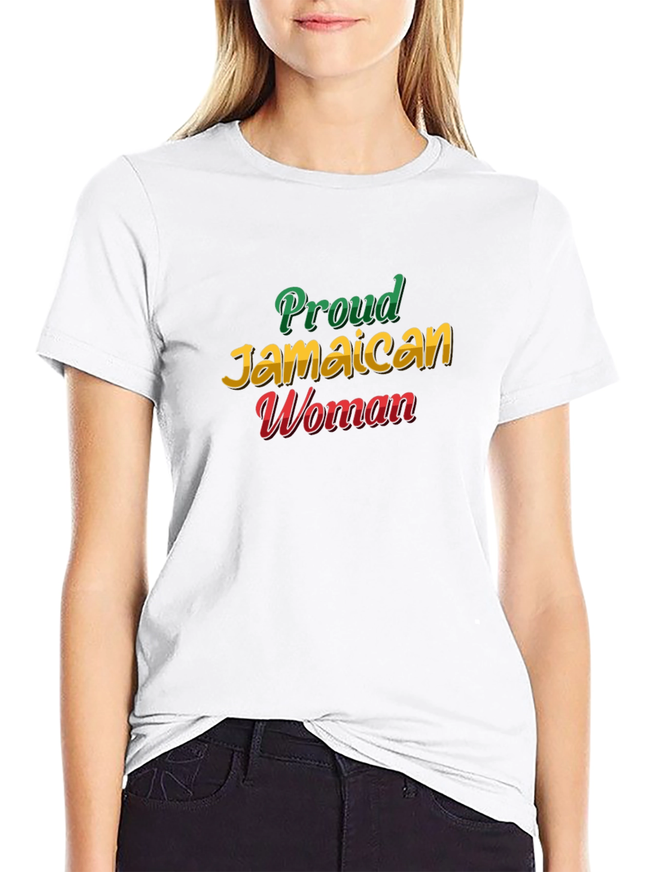 Proud Jamaican Woman Graphic T-Shirt