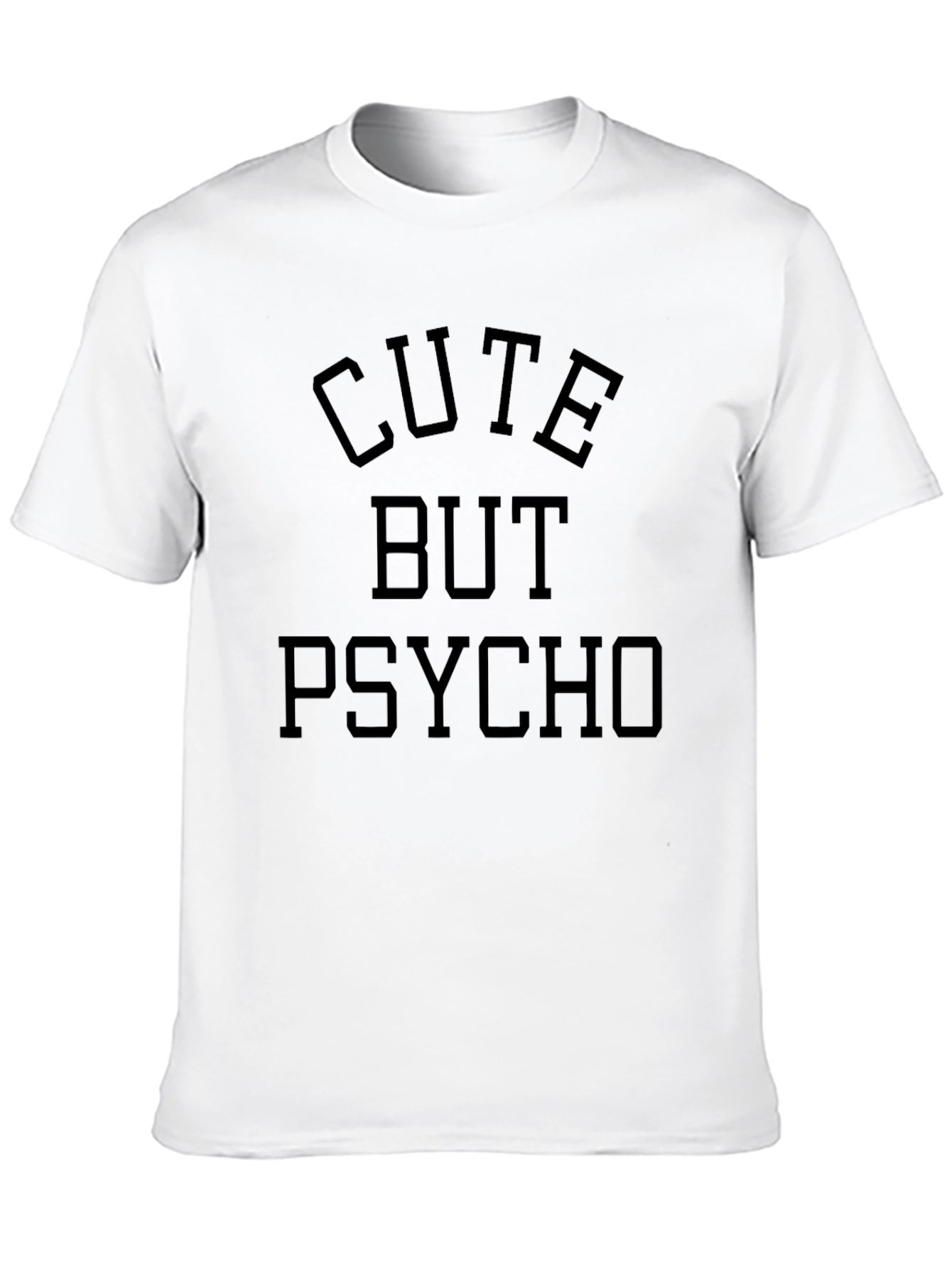 Cute But Psycho Graphic T-Shirt - Black