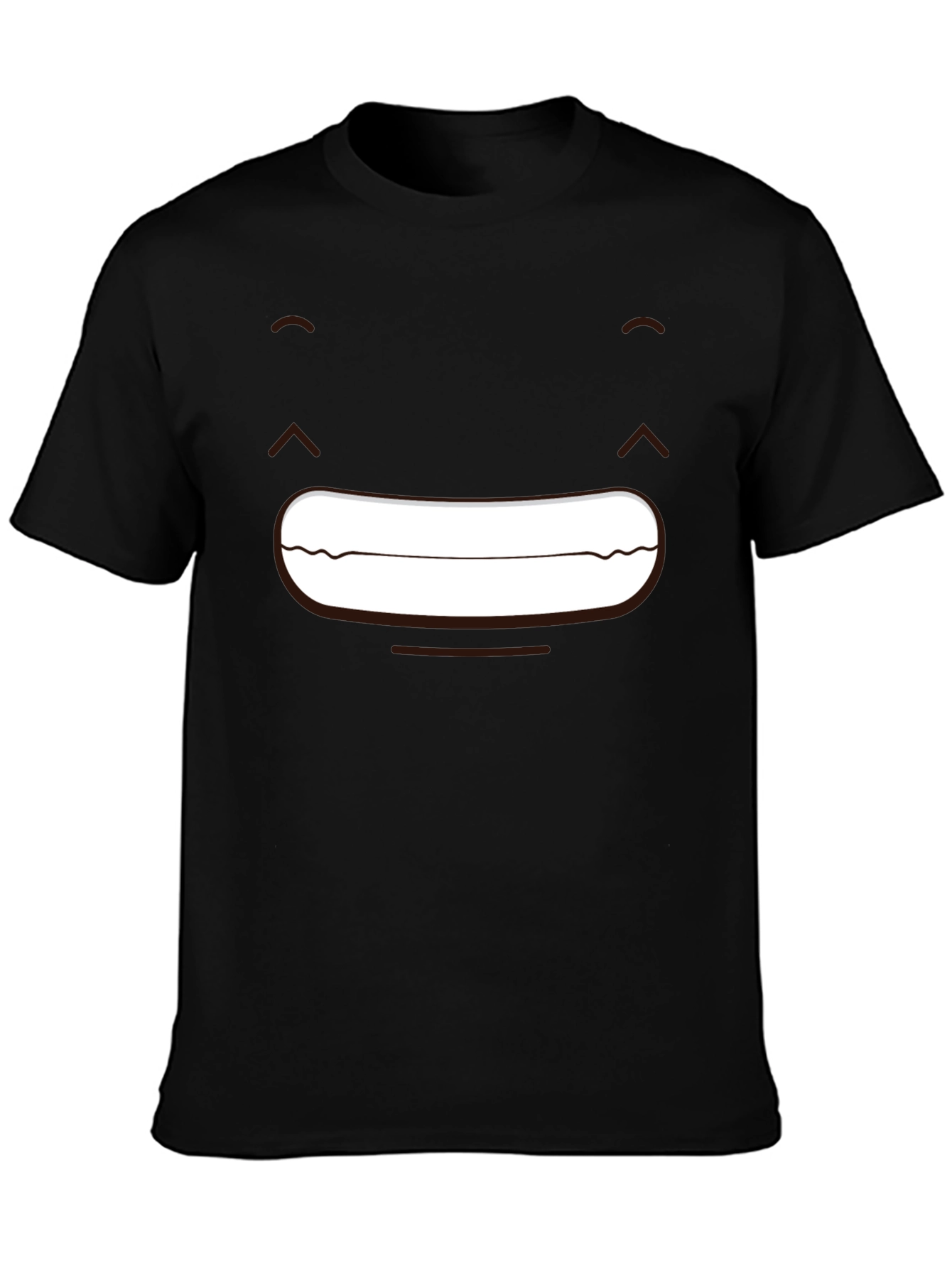 Funny Graphic Tee - Cartoon Smile T-Shirt
