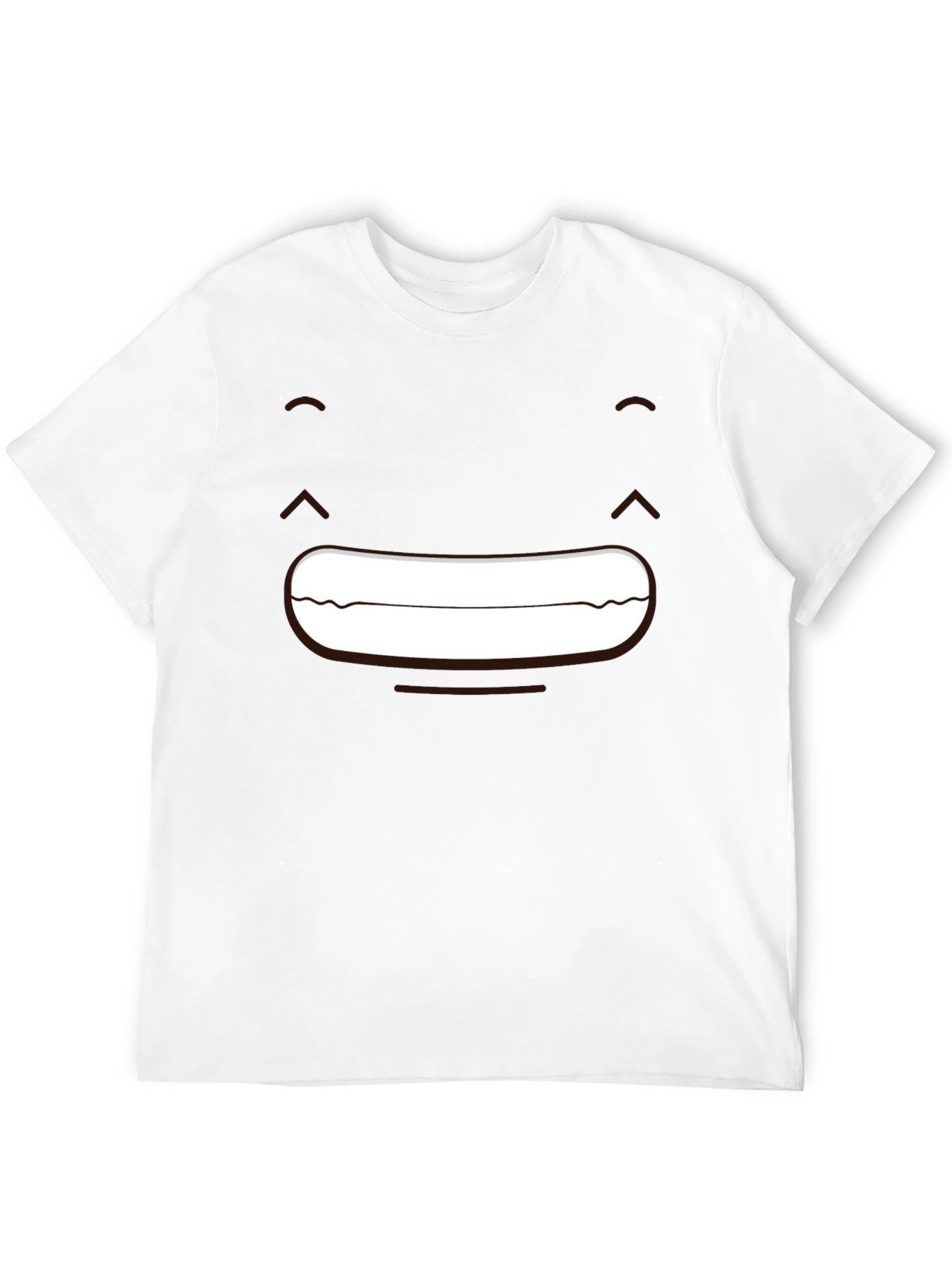 Funny Graphic Tee - Cartoon Smile T-Shirt