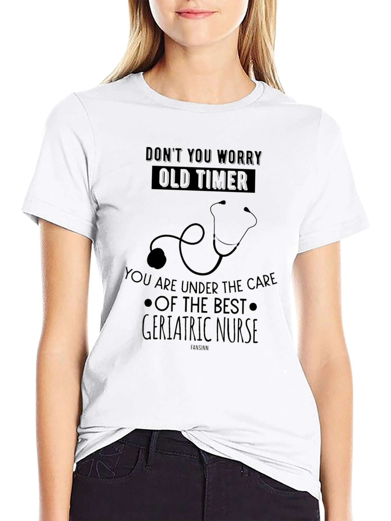 Geriatric Nurse T-Shirt - Funny Caregiver Tee