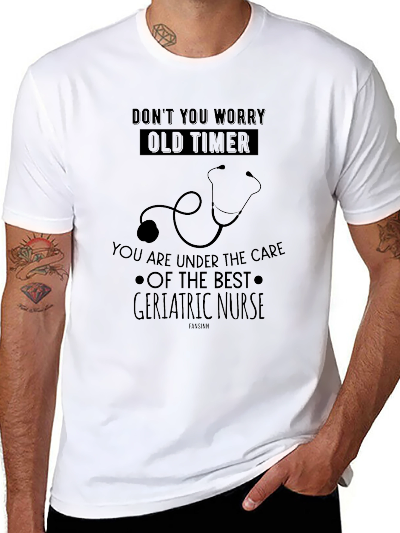 Geriatric Nurse T-Shirt - Funny Caregiver Tee