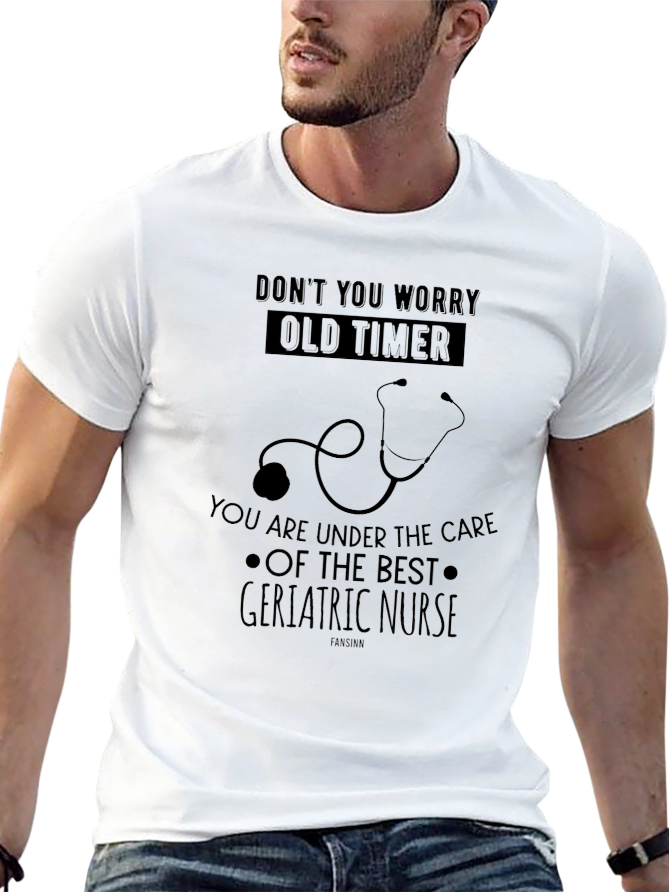 Geriatric Nurse T-Shirt - Funny Caregiver Tee
