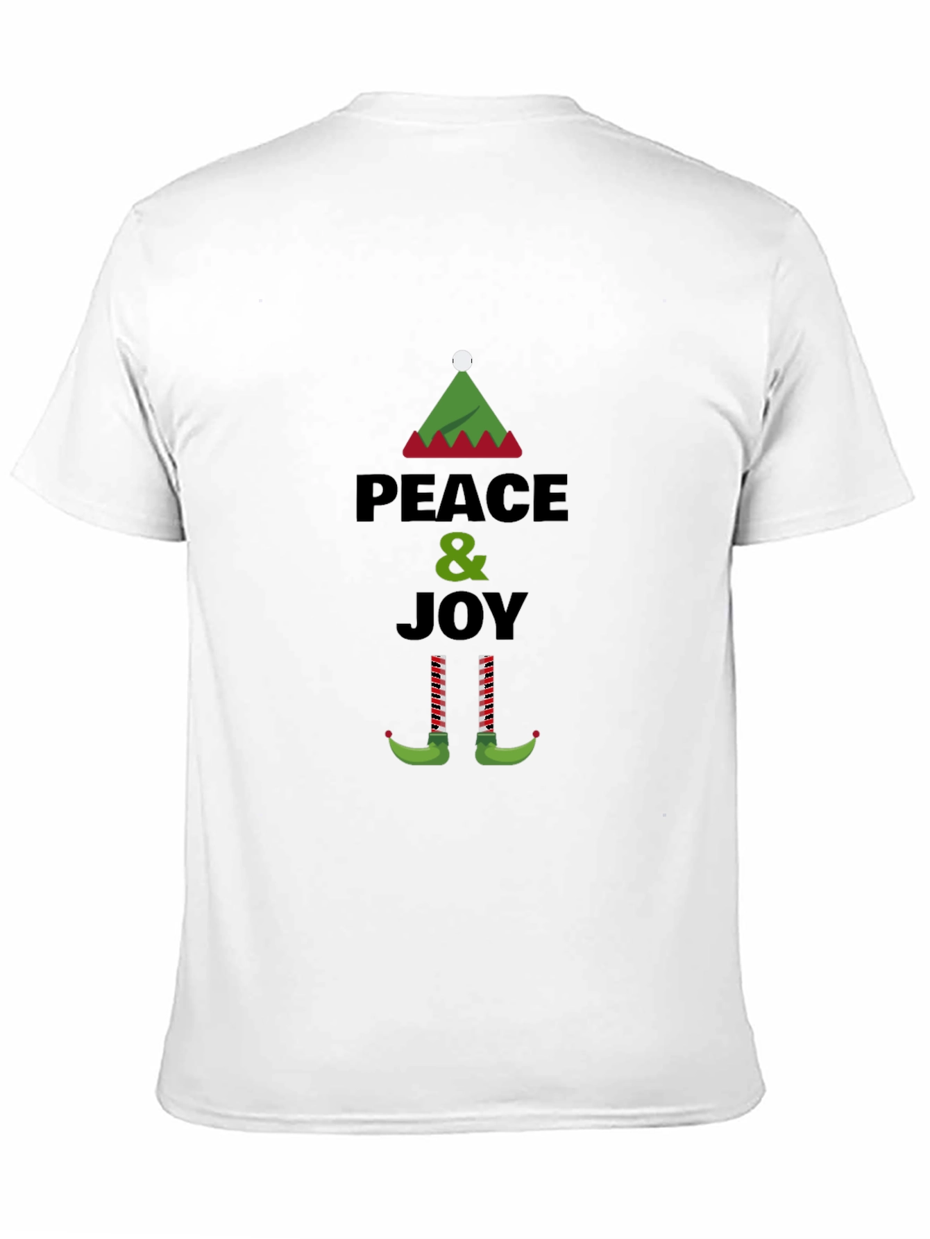 Peace & Joy Elf Christmas T-Shirt