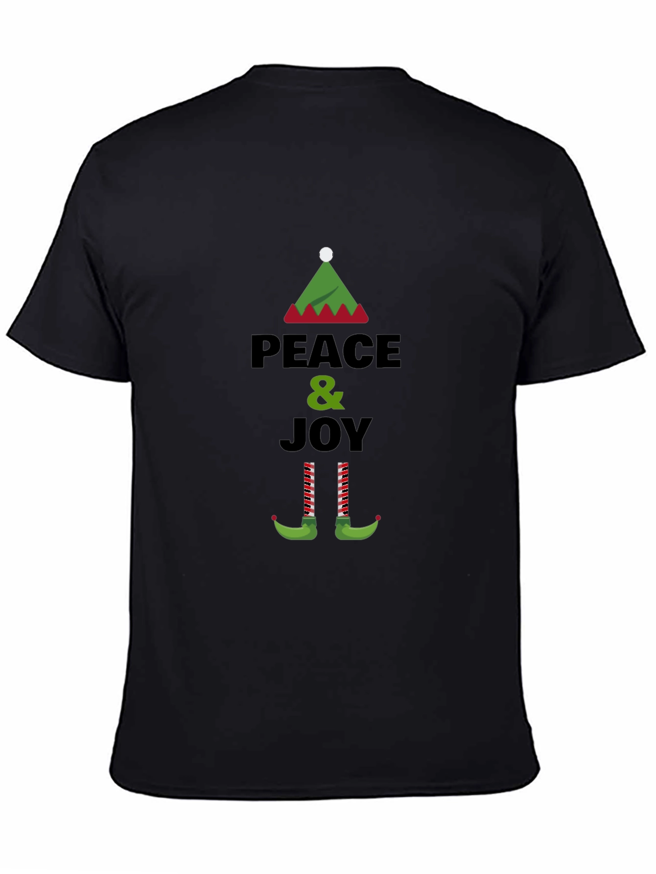Peace & Joy Elf Christmas T-Shirt