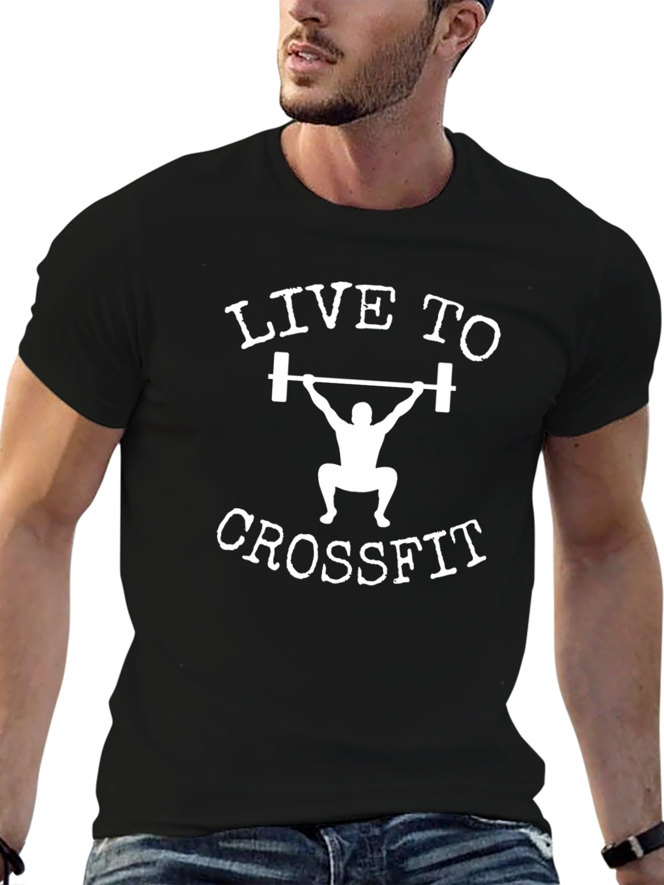 Live to Crossfit Black T-Shirt