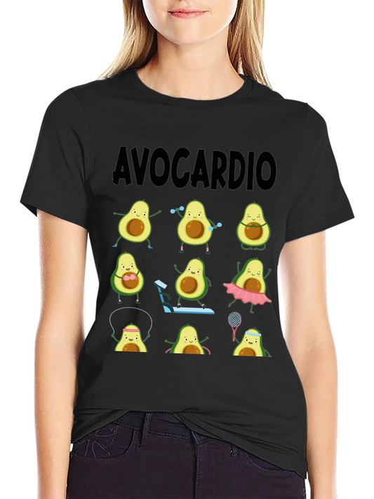 Avocardio T-Shirt - Funny Avocado Workout Tee
