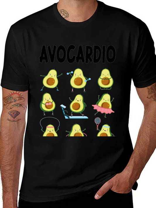 Avocardio T-Shirt - Funny Avocado Workout Tee