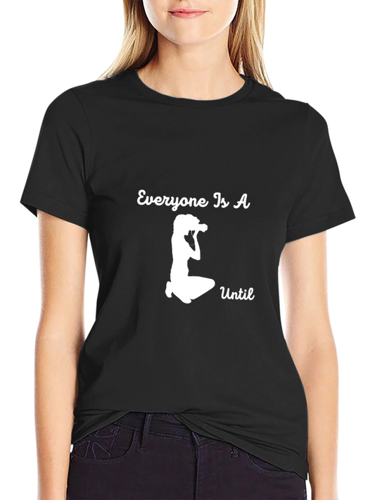 Everyone Is A Photographer T-Shirt - Black