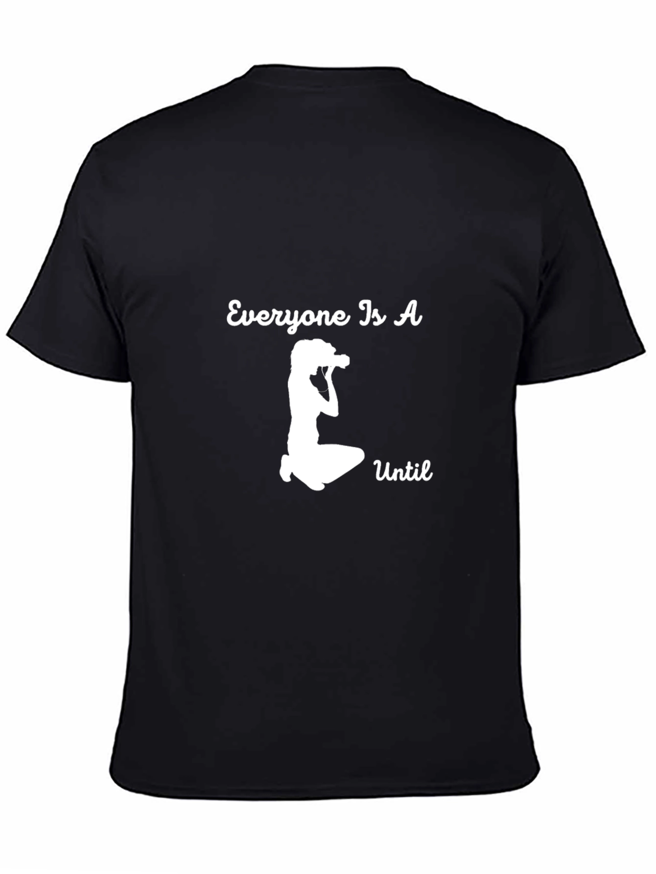 Everyone Is A Photographer T-Shirt - Black