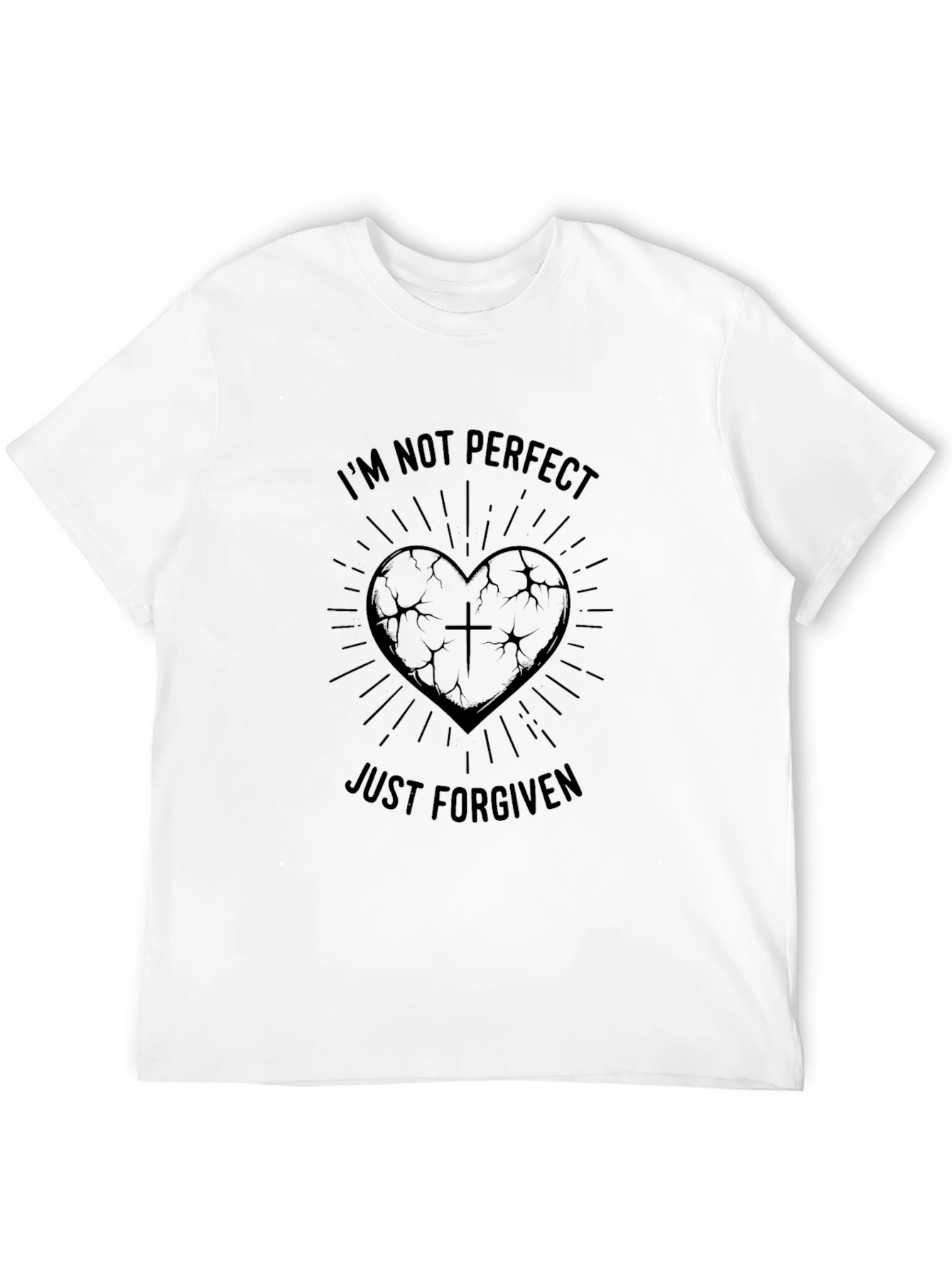 Im Not Perfect Just Forgiven Graphic Tee