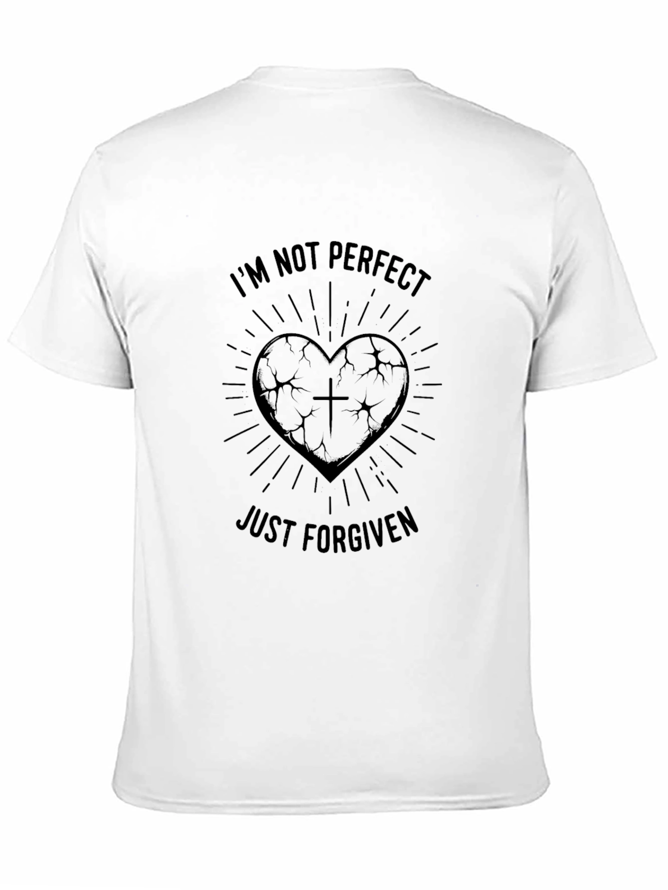 Im Not Perfect Just Forgiven Graphic Tee