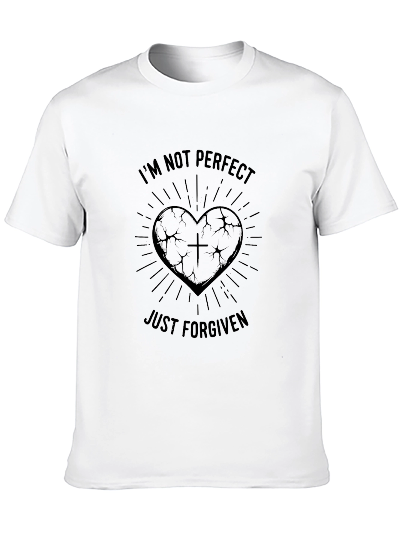 Im Not Perfect Just Forgiven Graphic Tee