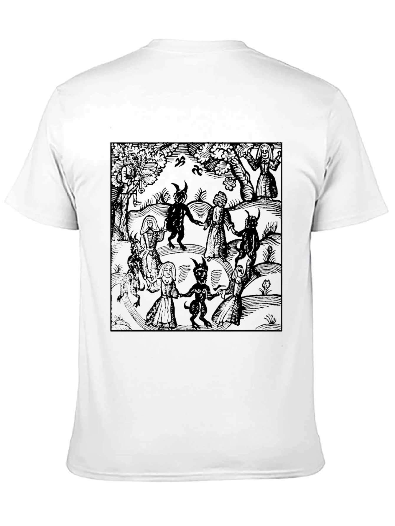 Medieval Devil Dance Graphic T-Shirt