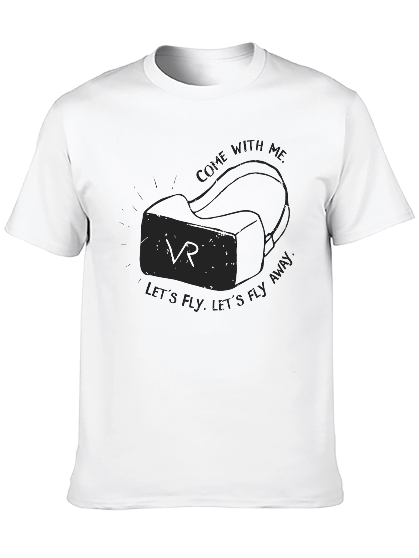 VR Headset Graphic Tee - Fly Away